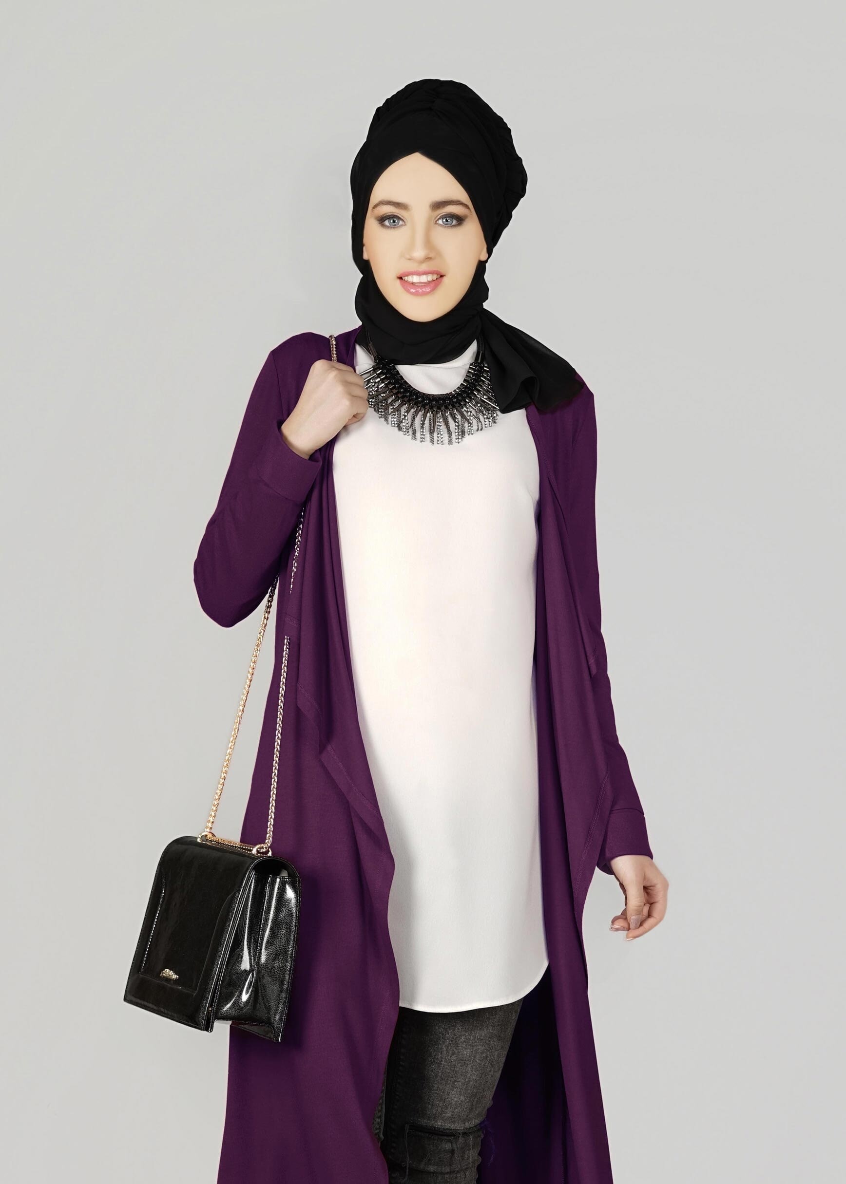 Tesettür giyim MOR 4853 TUNİK