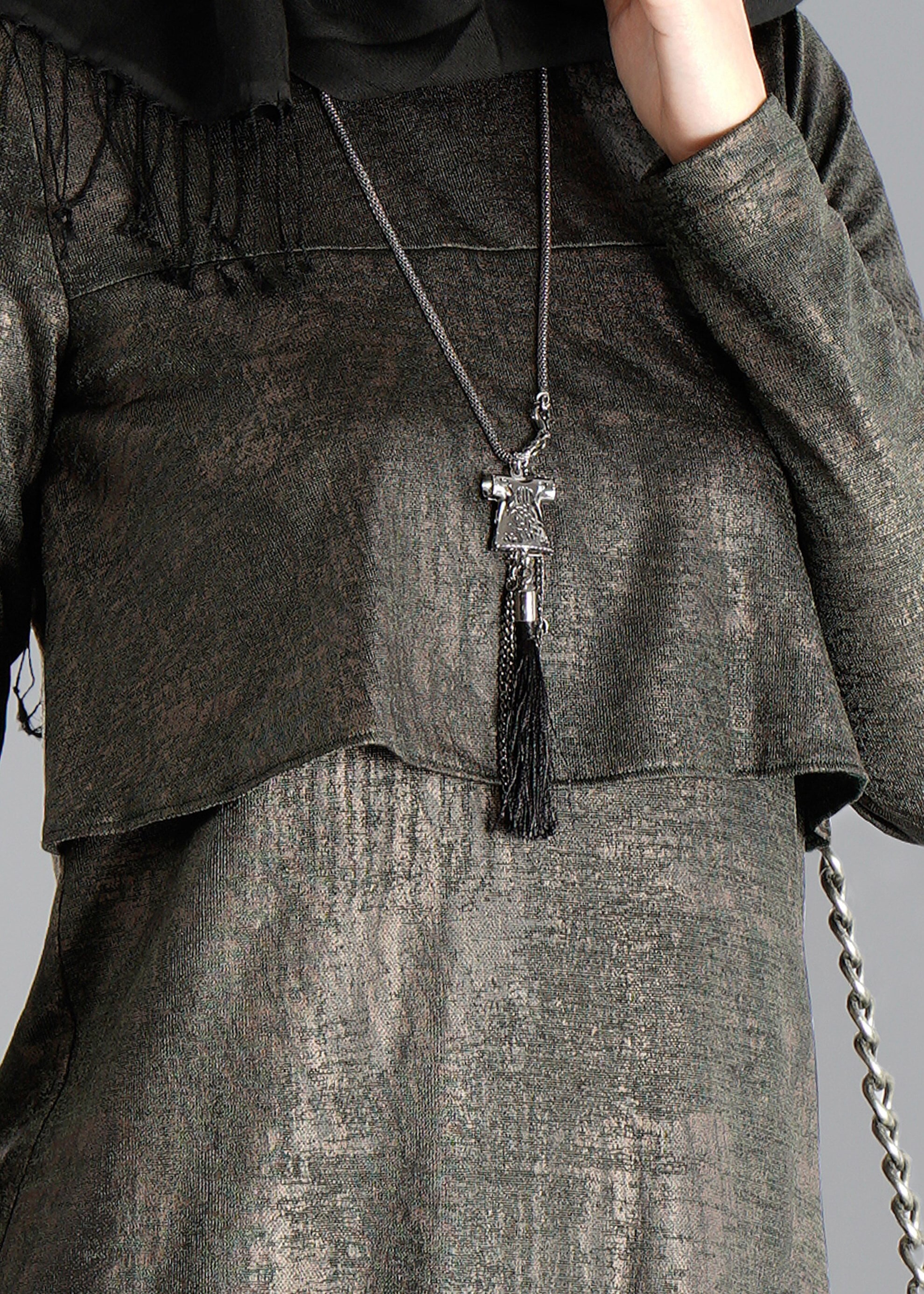 Tesettür giyim HAKİ 4858 TUNİK