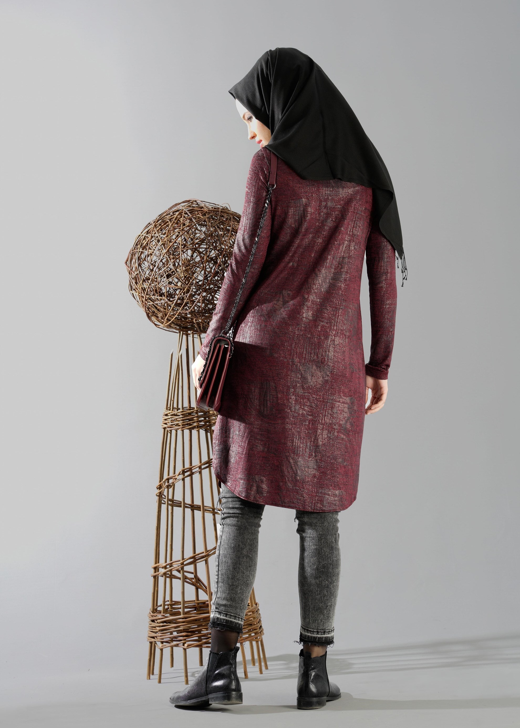 Tesettür giyim MÜRDÜM 4858 TUNİK