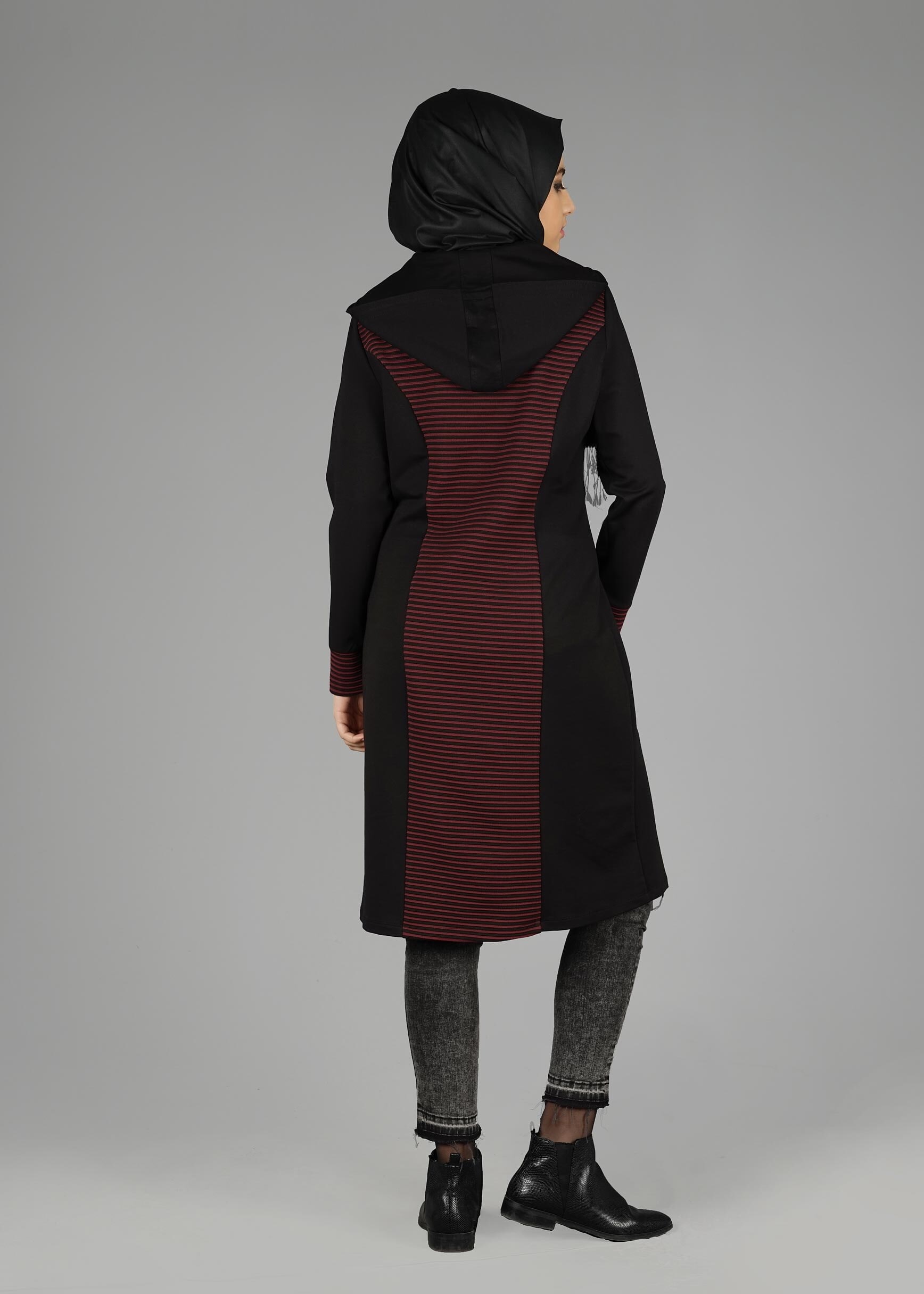 Tesettür giyim SİYAH 4862 TUNİK