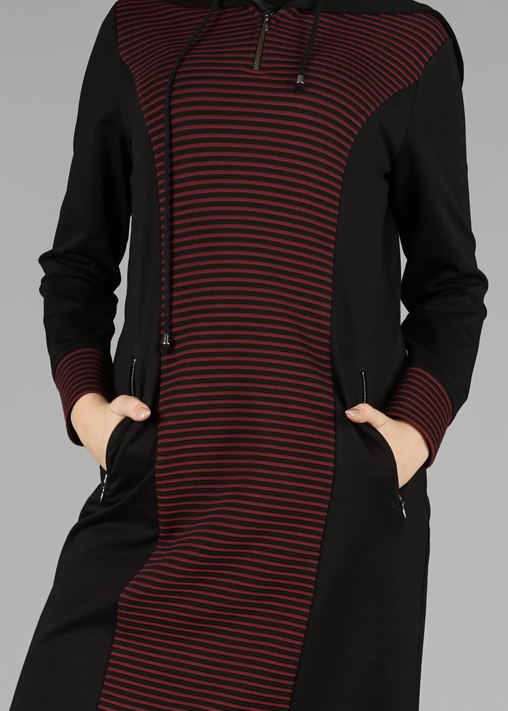 Tesettür giyim SİYAH 4862 TUNİK