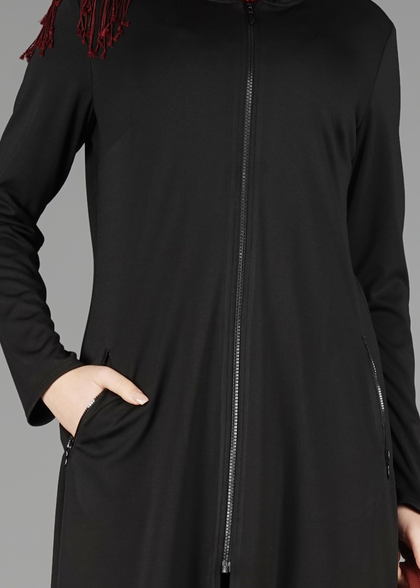 Tesettür giyim SİYAH 4869 TUNİK