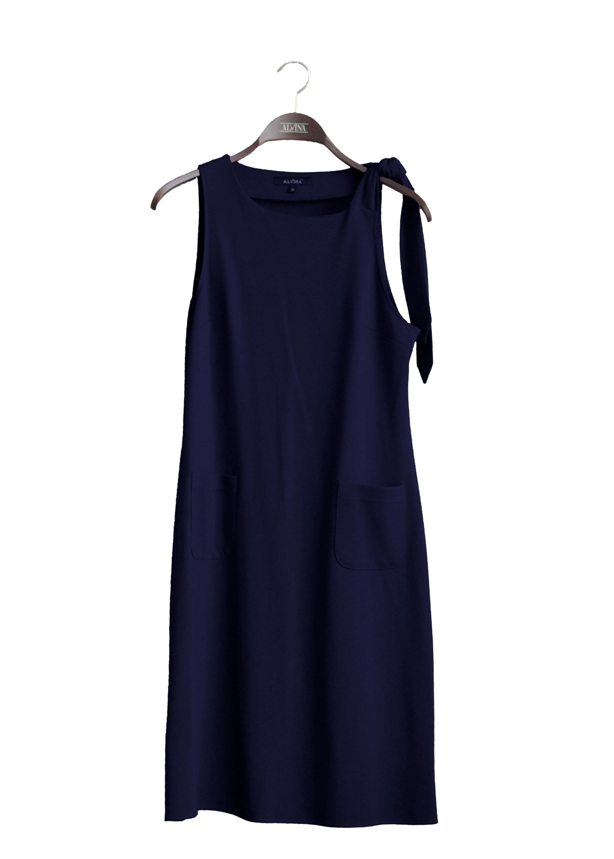 Tesettür giyim LACİVERT KOLSUZ TUNİK 4873