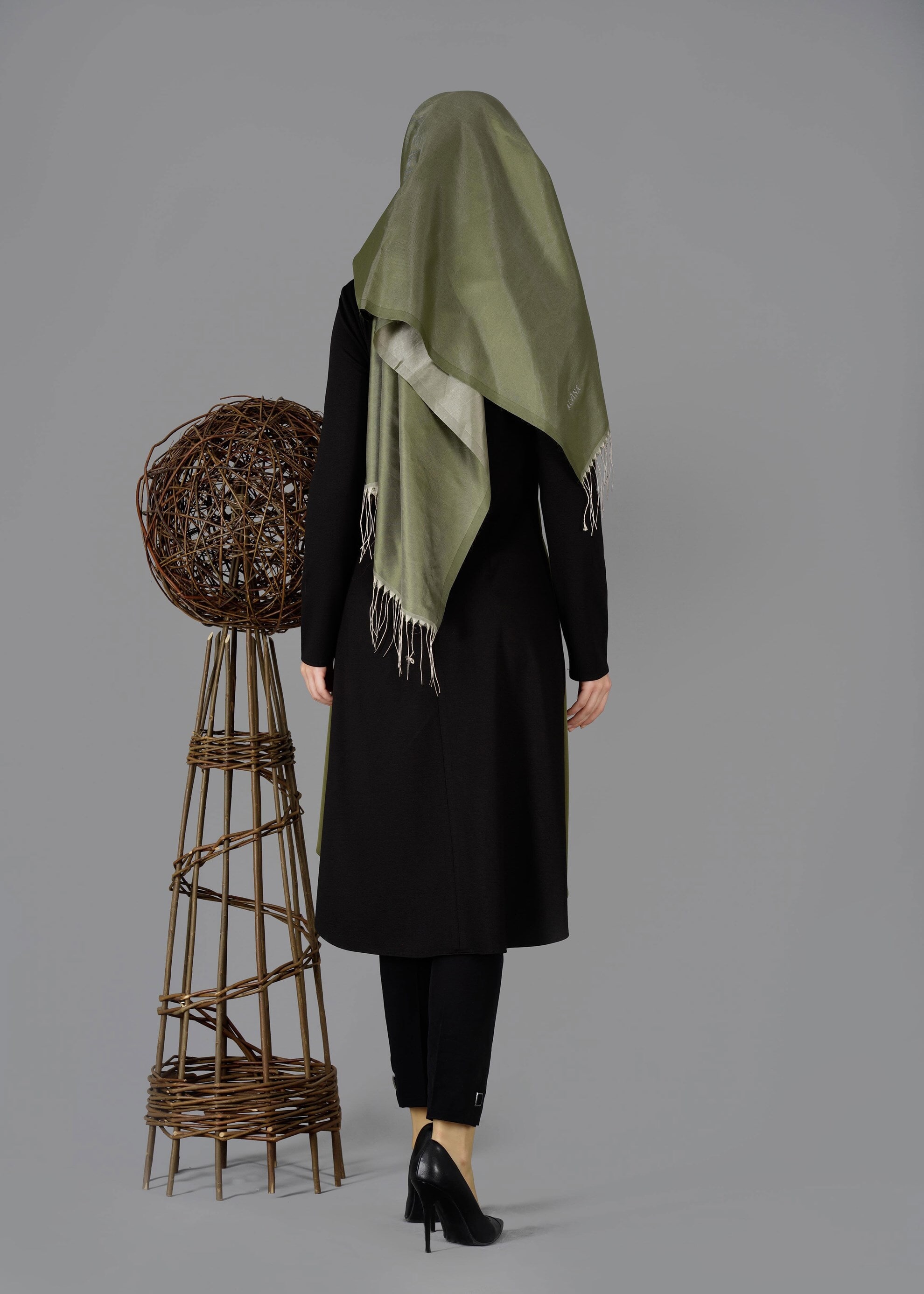 Tesettür giyim YEŞİL 4874 TUNİK