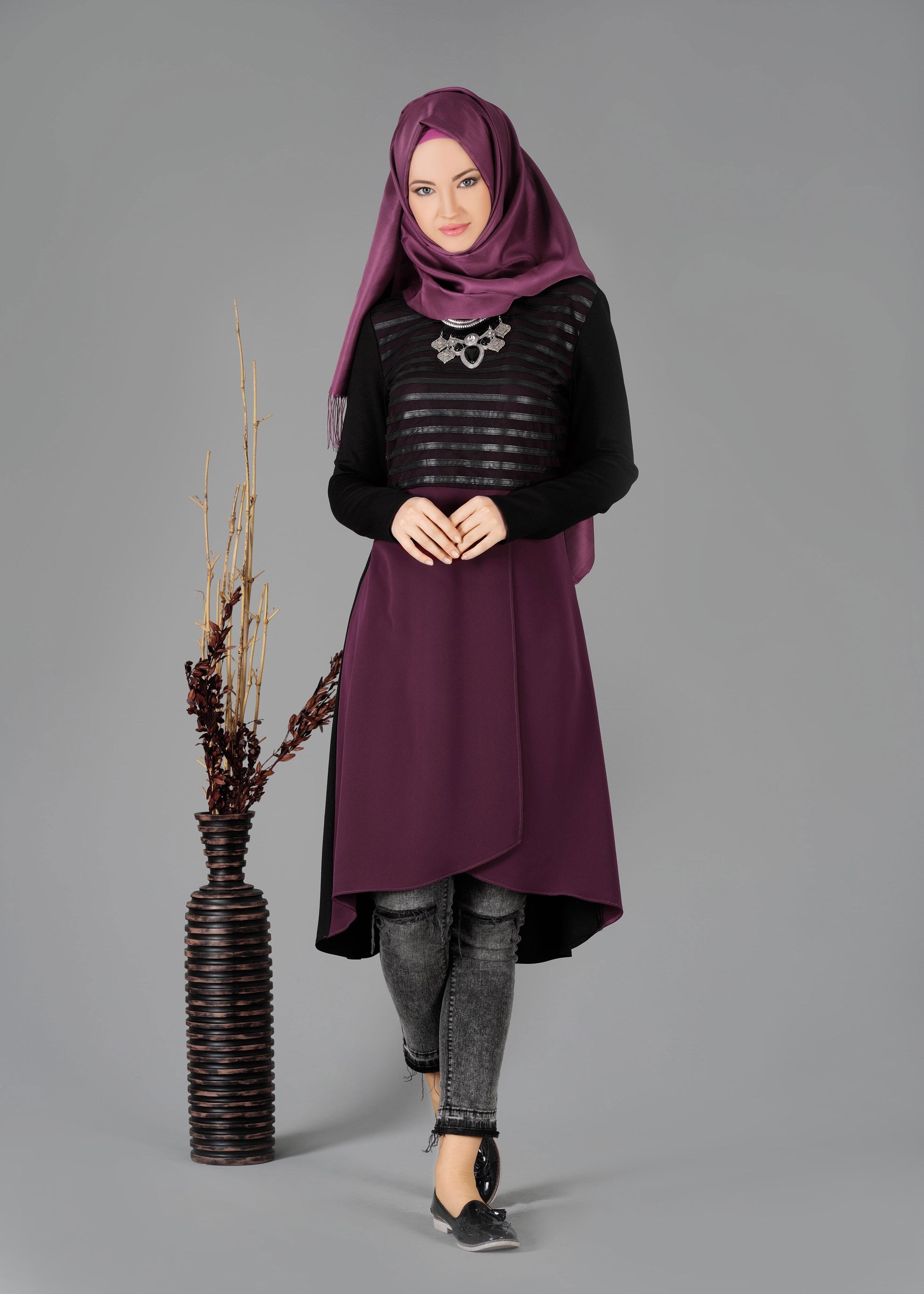 Tesettür giyim MÜRDÜM 4874 TUNİK