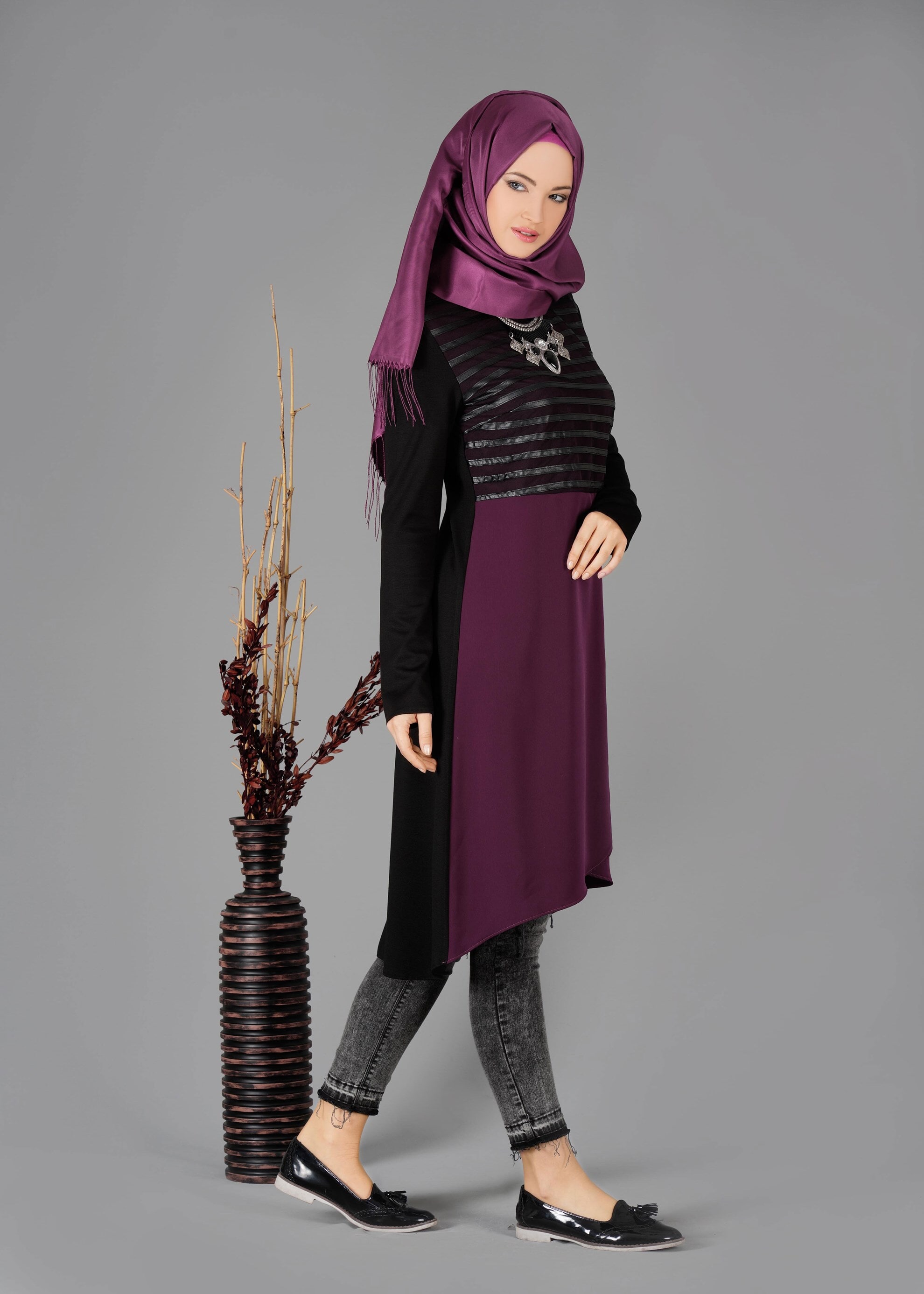 Tesettür giyim MÜRDÜM 4874 TUNİK