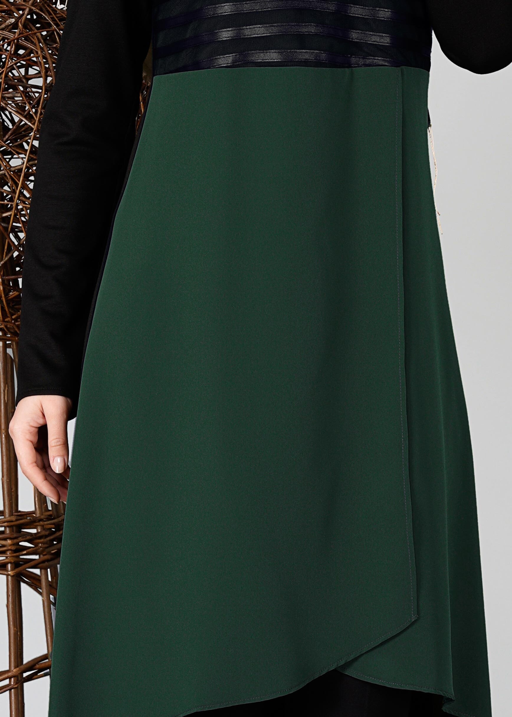 Tesettür giyim YEŞİL 4874 TUNİK