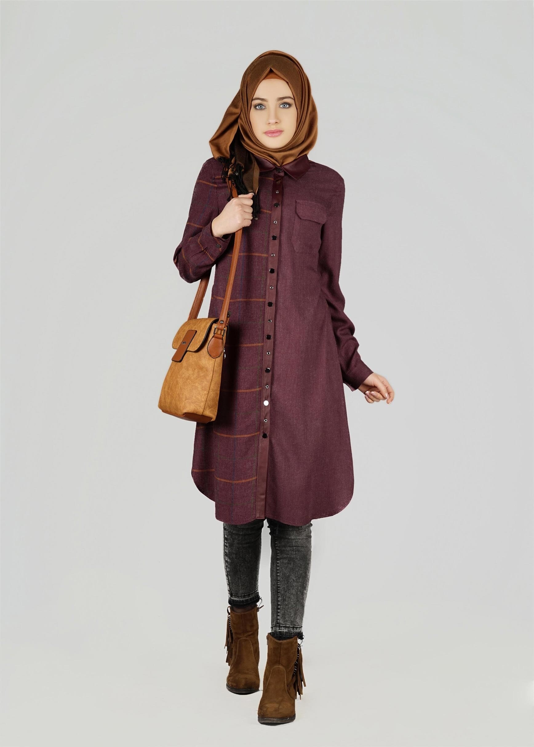 Tesettür giyim MÜRDÜM 4888 TUNİK