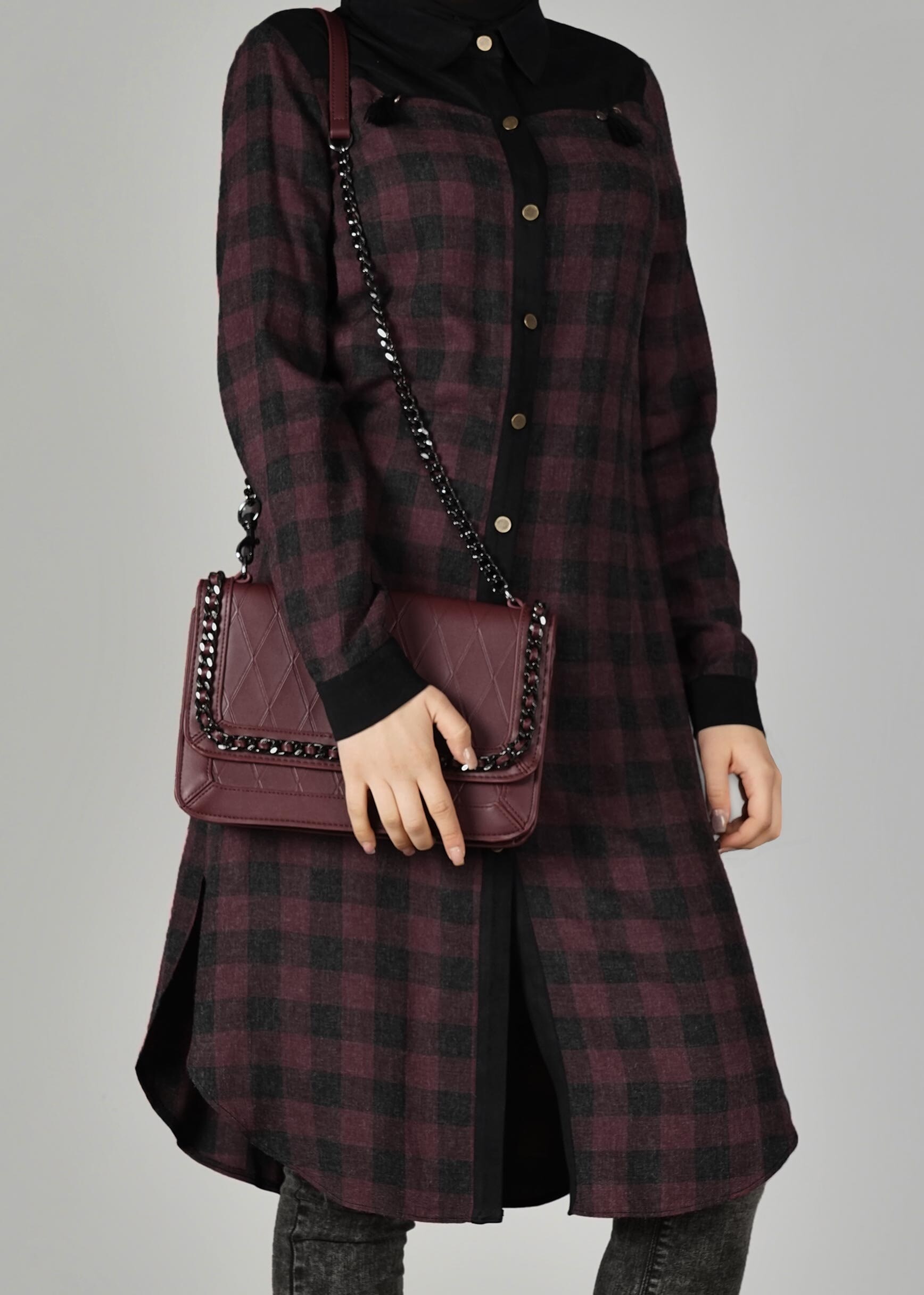 Tesettür giyim MÜRDÜM 4889 TUNİK 