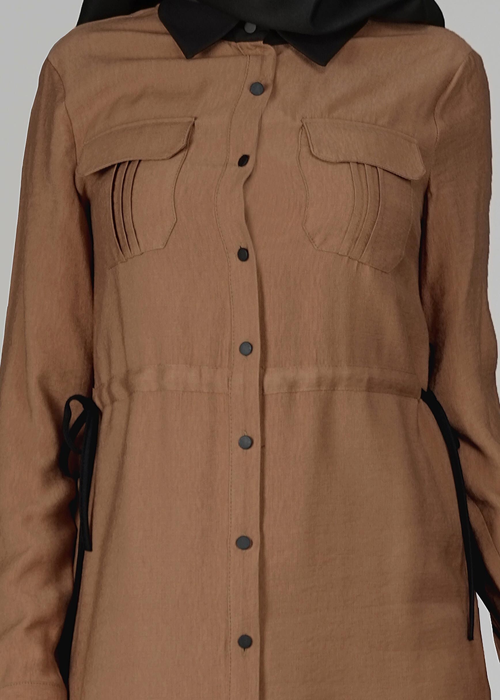 Tesettür giyim KAHVE 4890 TUNİK