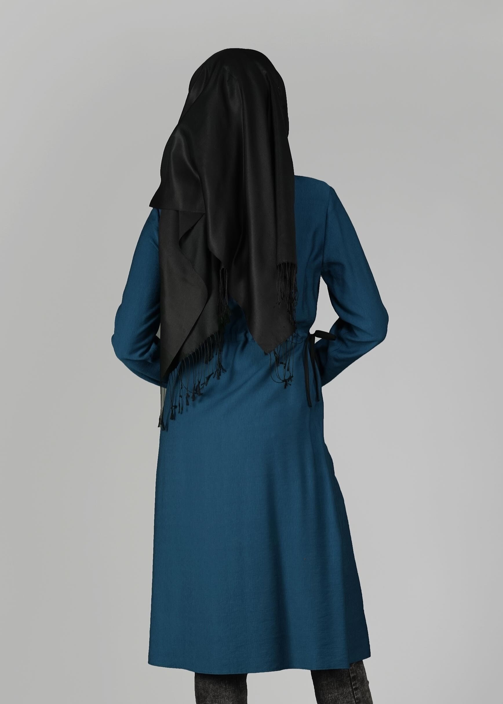 Tesettür giyim MAVİ 4890 TUNİK