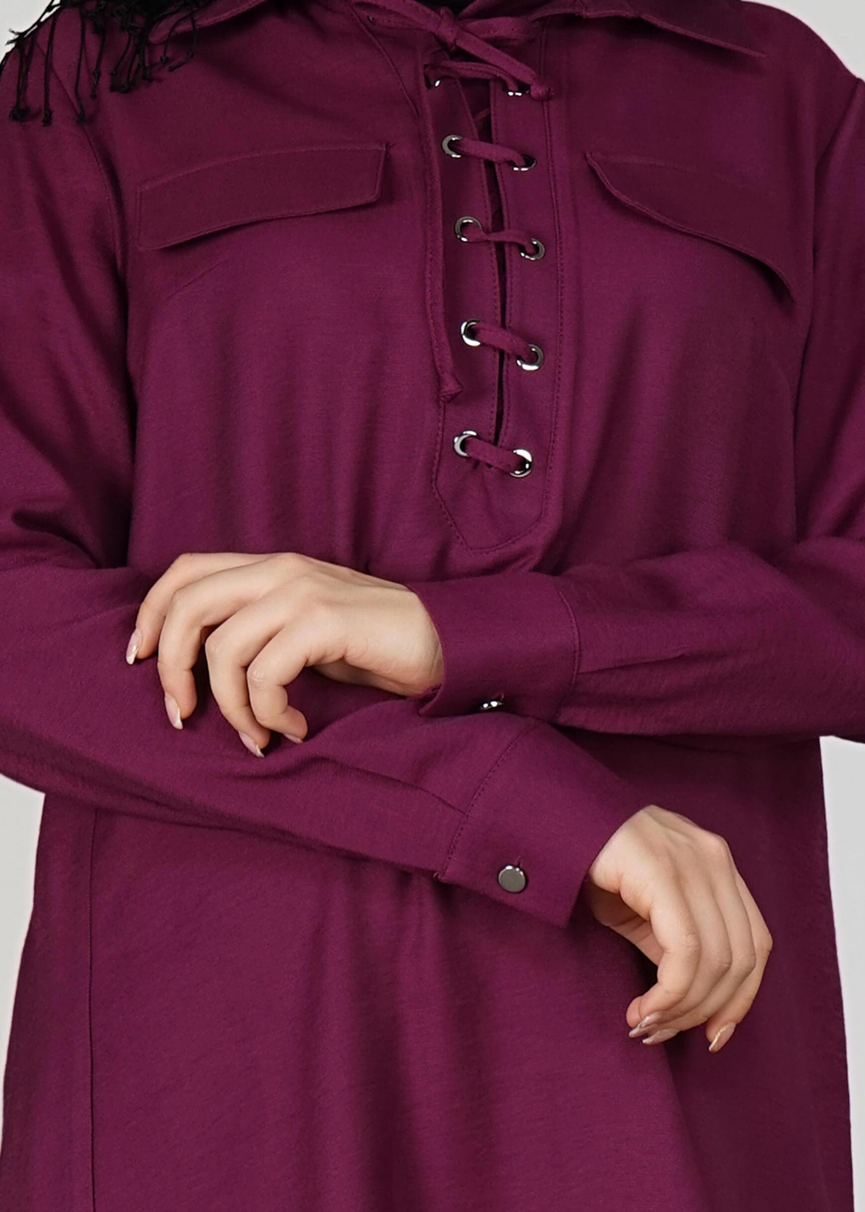 Tesettür giyim MOR 4891 TUNİK