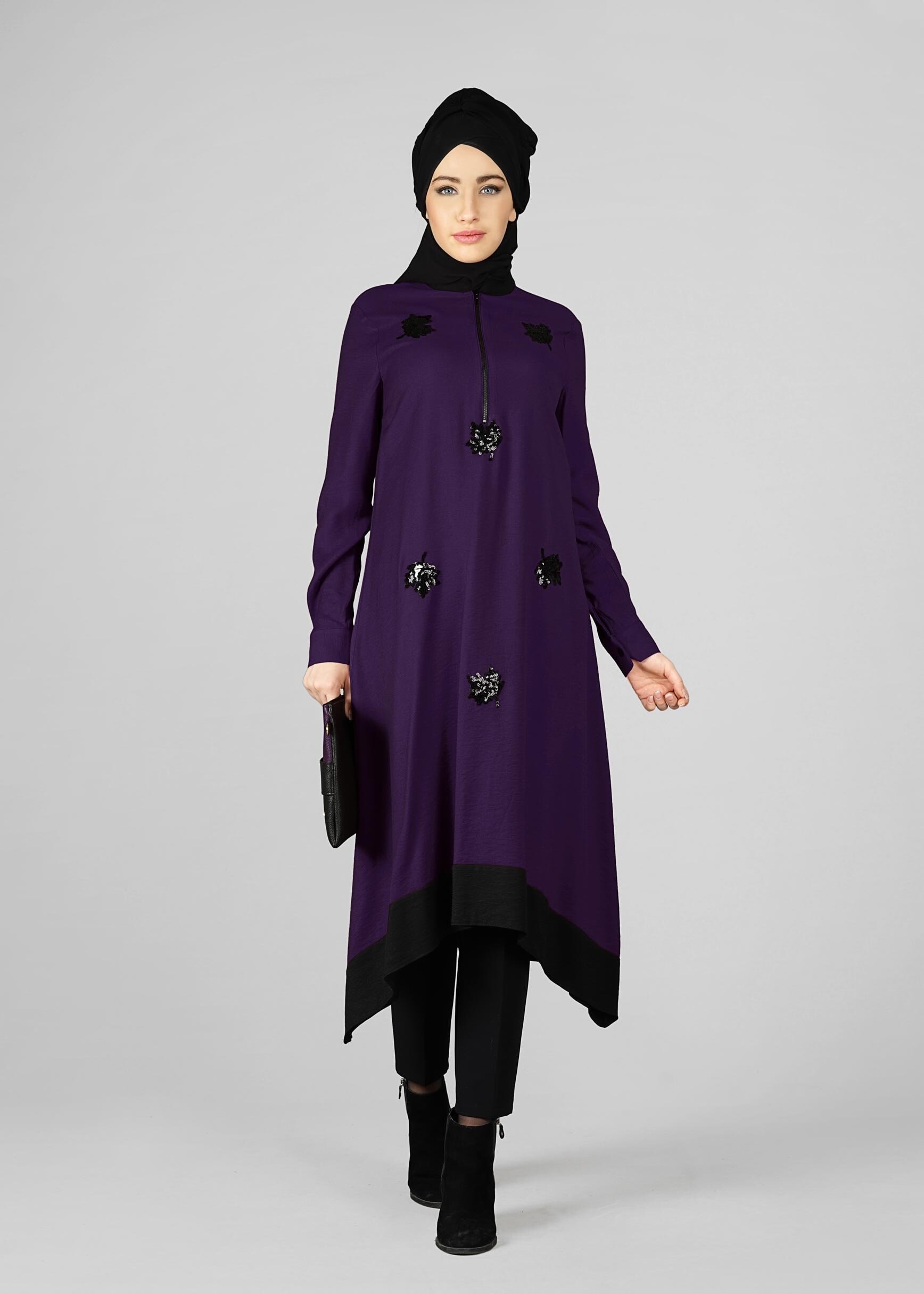Tesettür giyim MOR 4892 TUNİK