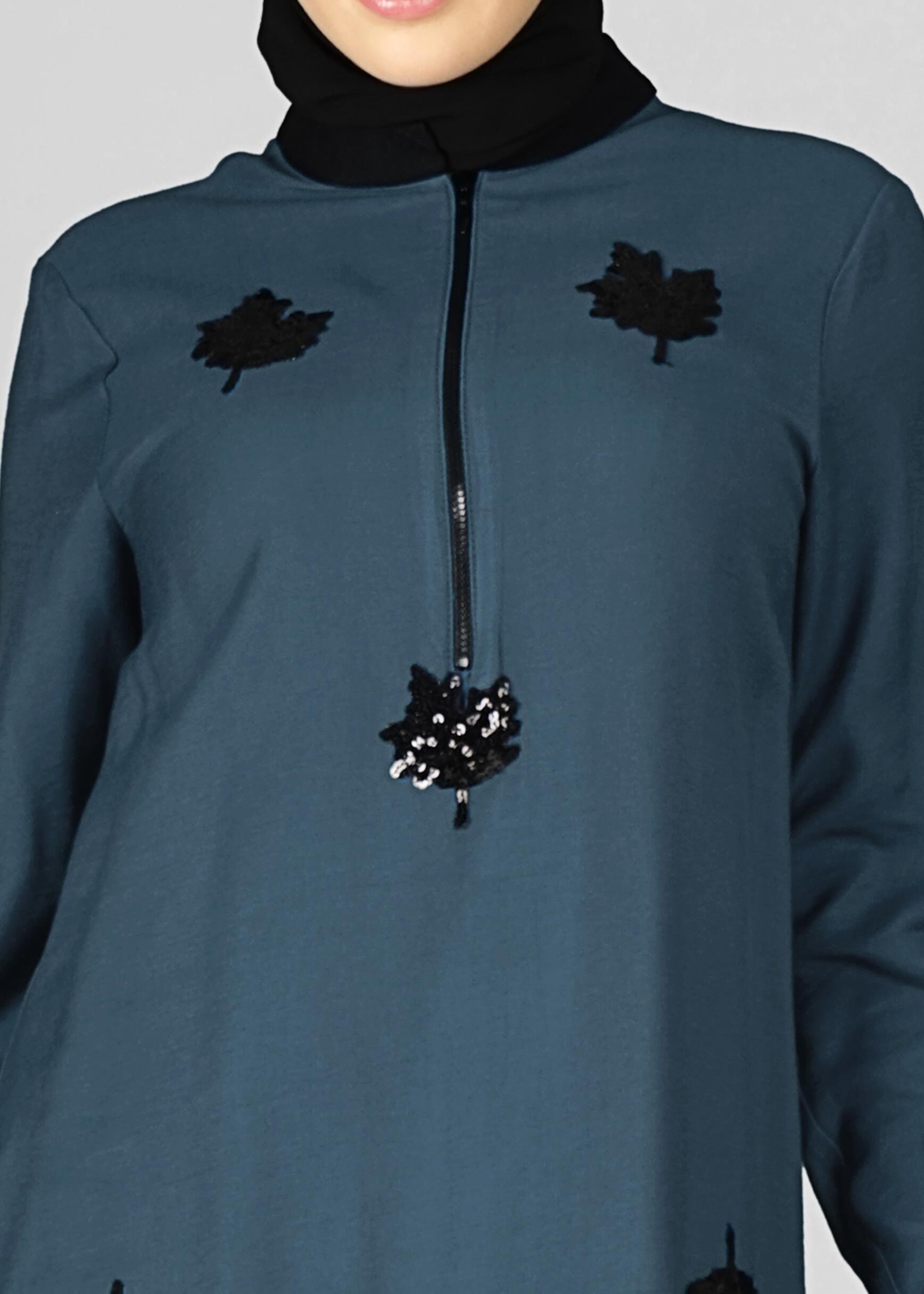 Tesettür giyim MAVİ 4892 TUNİK