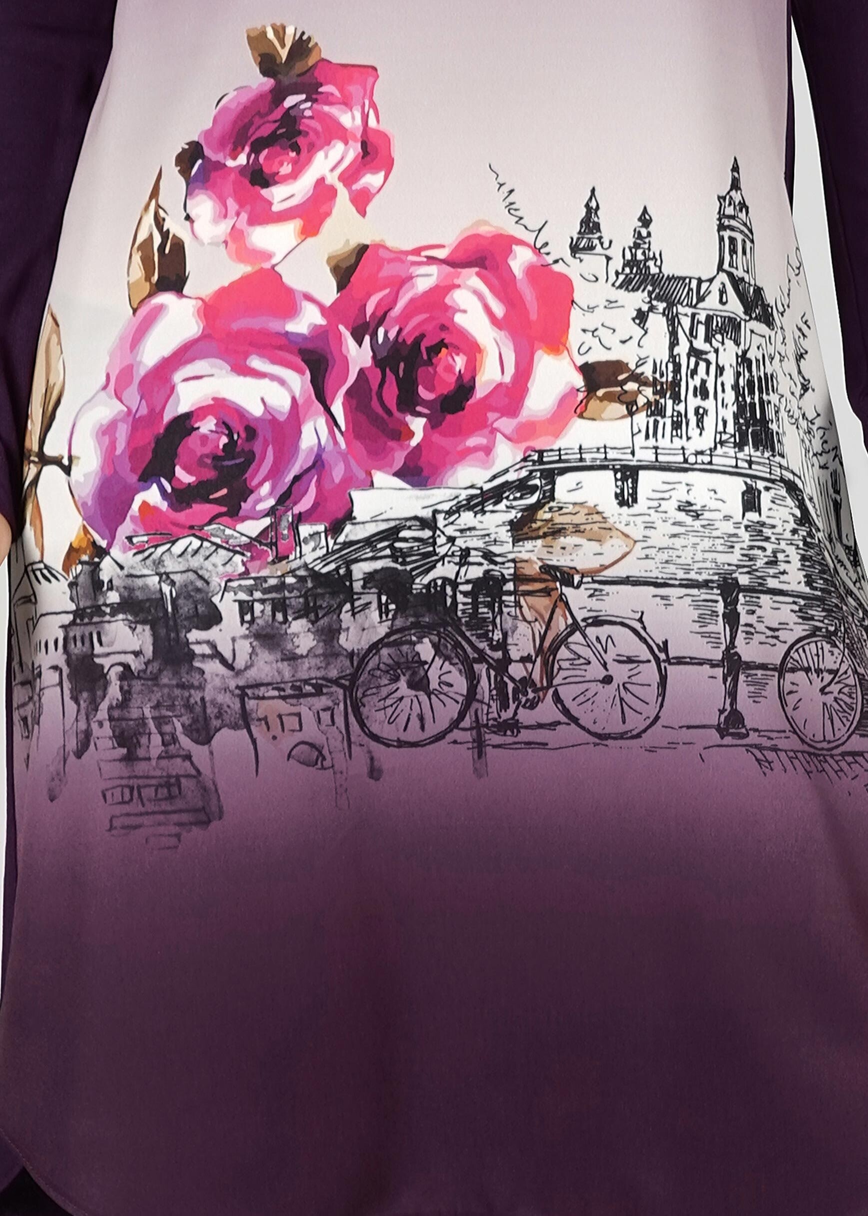 Tesettür giyim MOR 4910 TUNİK