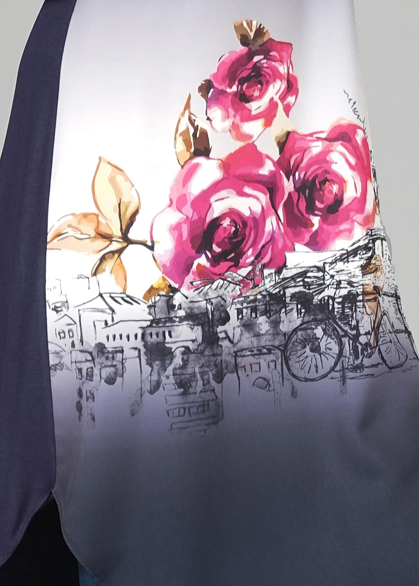 Tesettür giyim LACİVERT 4910 TUNİK