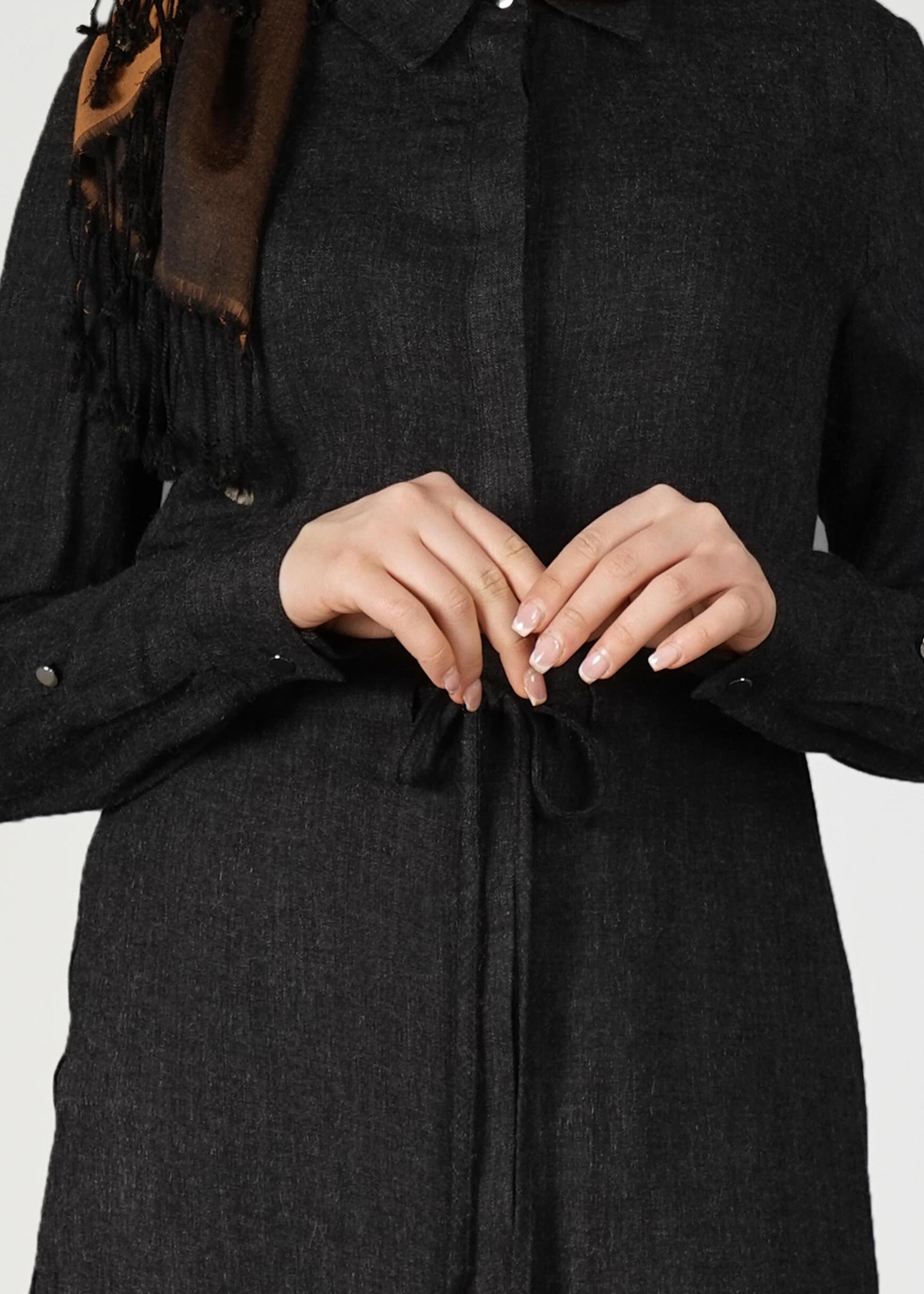 Tesettür giyim SİYAH 4911 TUNİK