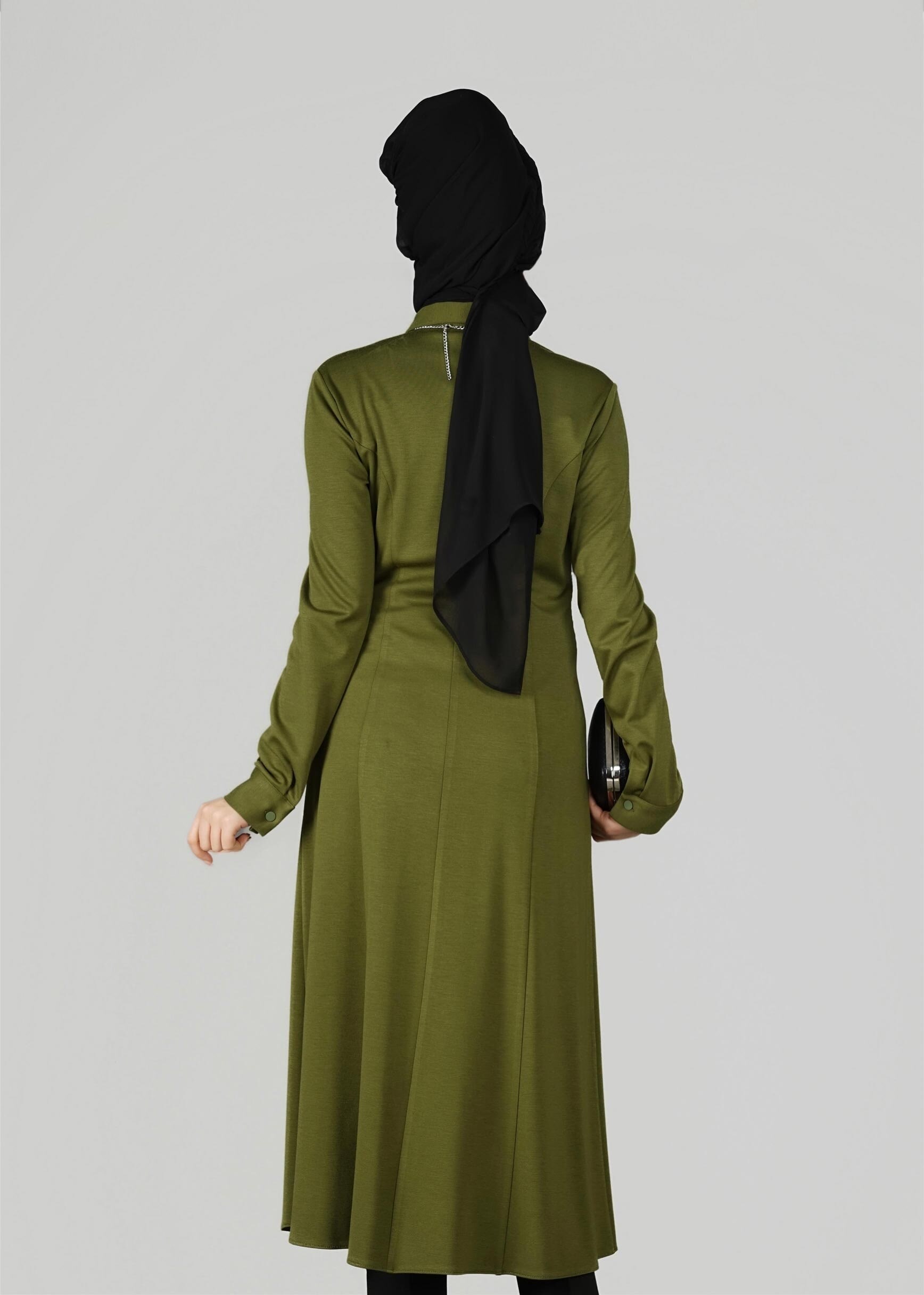 Tesettür giyim YEŞİL 4913 TUNİK