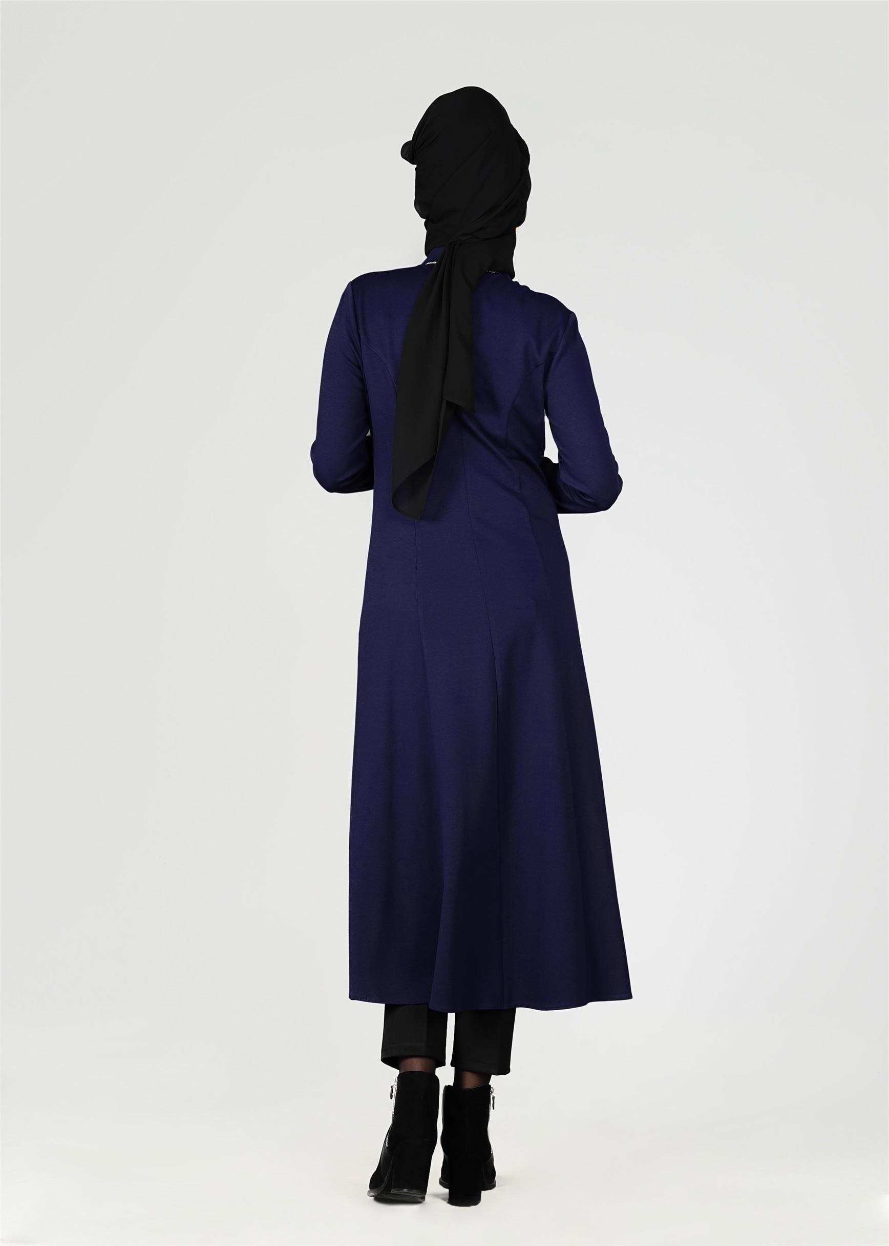 Tesettür giyim LACİVERT 4913 TUNİK