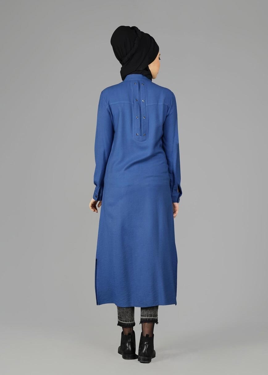 Tesettür giyim LACİVERT 4915 TUNİK