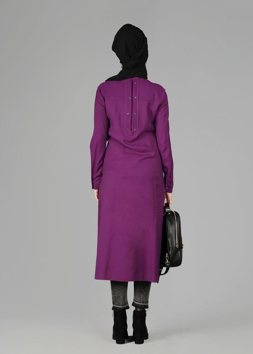 Tesettür giyim MOR 4915 TUNİK