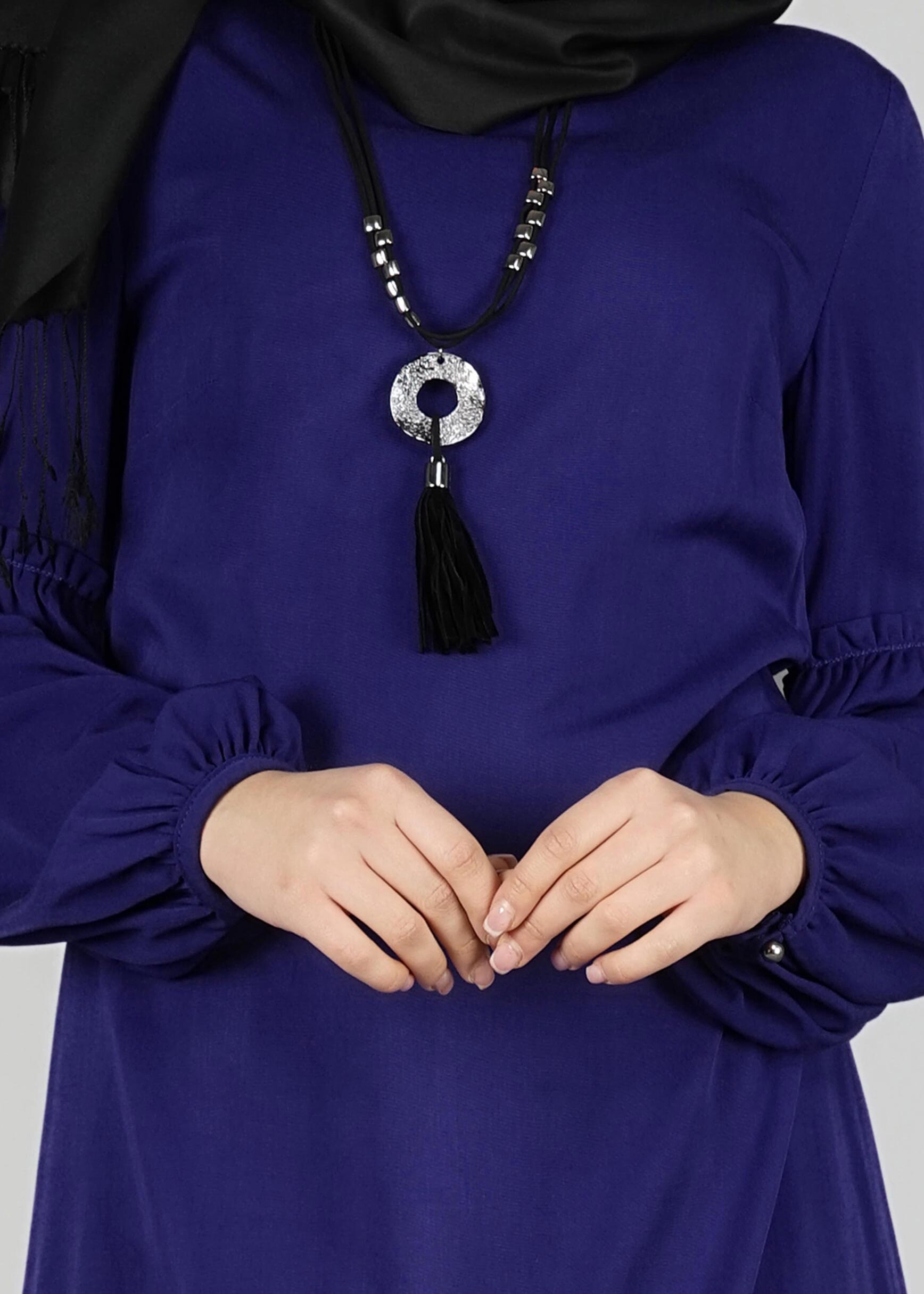 Tesettür giyim MAVİ 4916 TUNİK