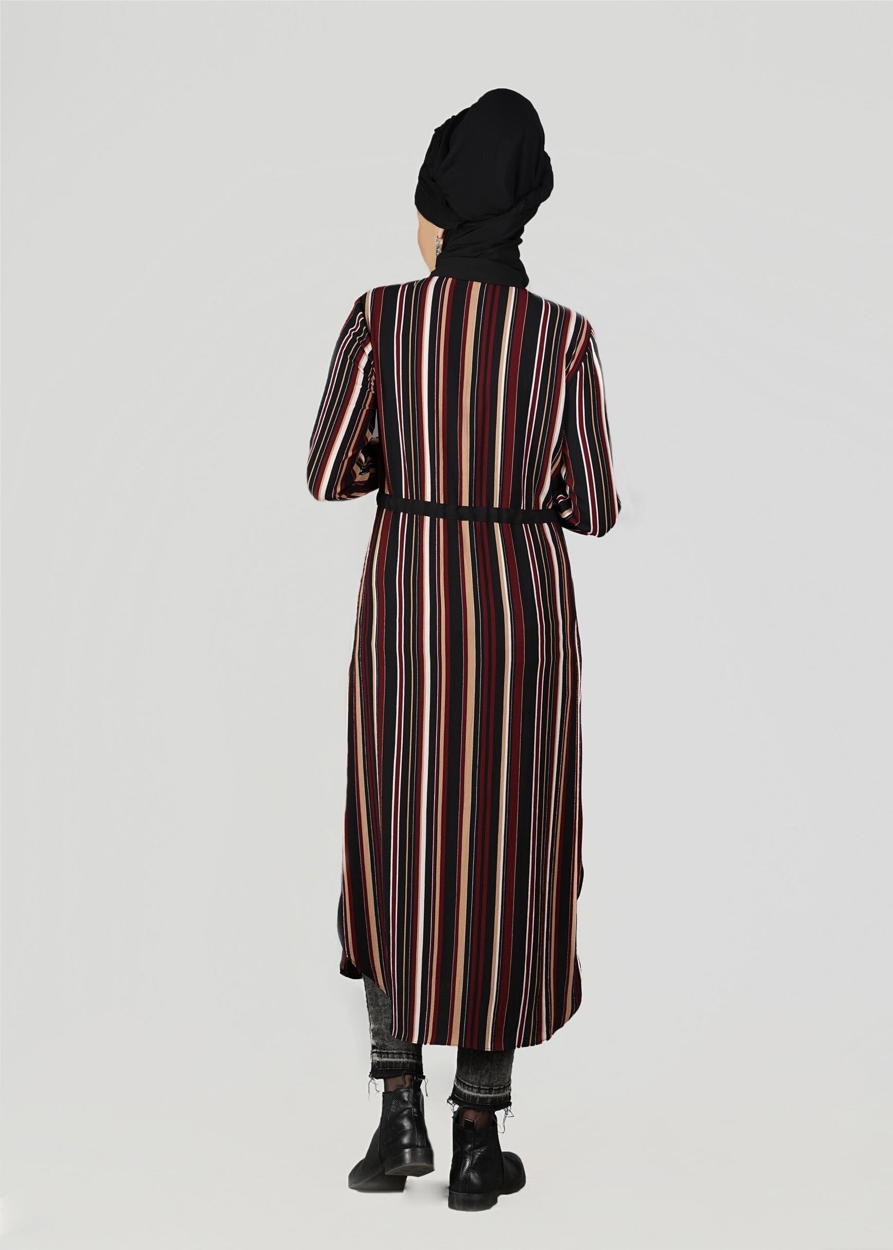 Tesettür giyim BORDO 4925 TUNİK