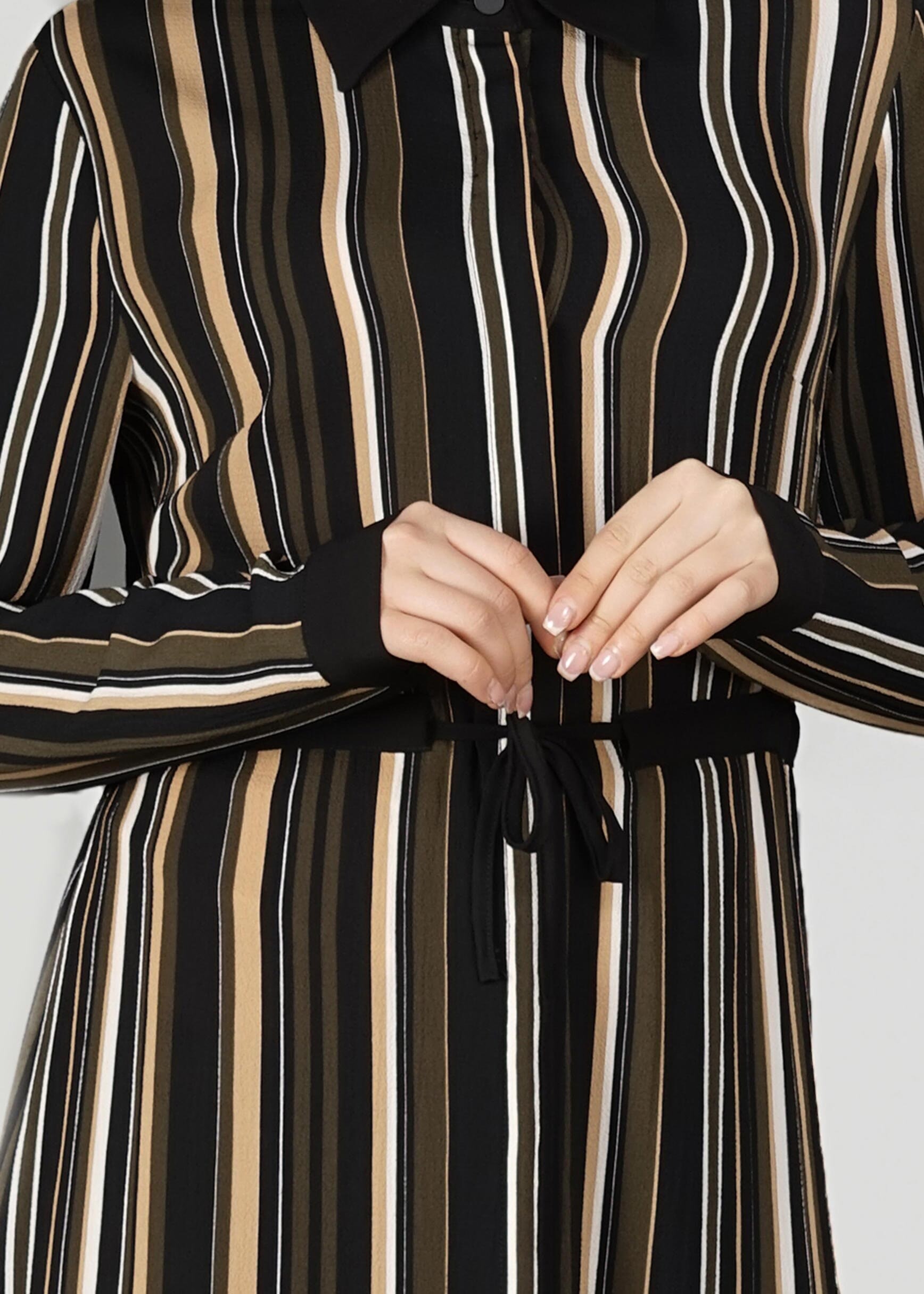 Tesettür giyim HAKİ 4925 TUNİK