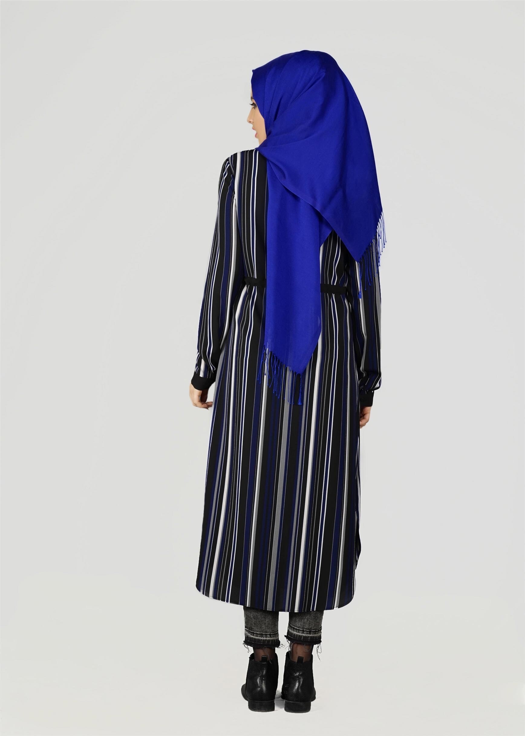 Tesettür giyim LACİVERT 4925 TUNİK