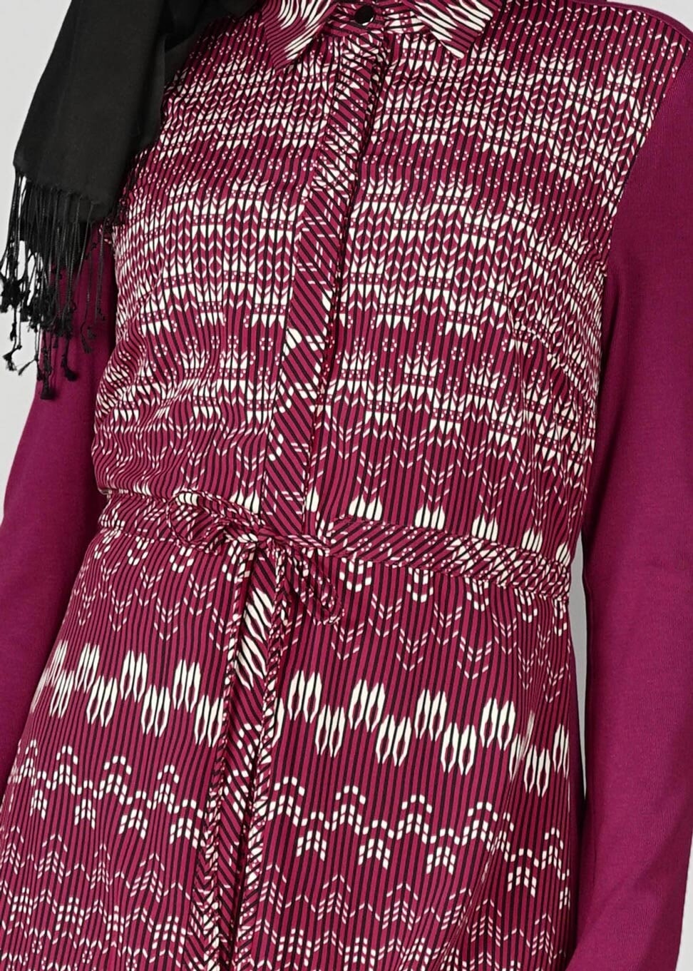 Tesettür giyim FUŞYA 4927 TUNİK