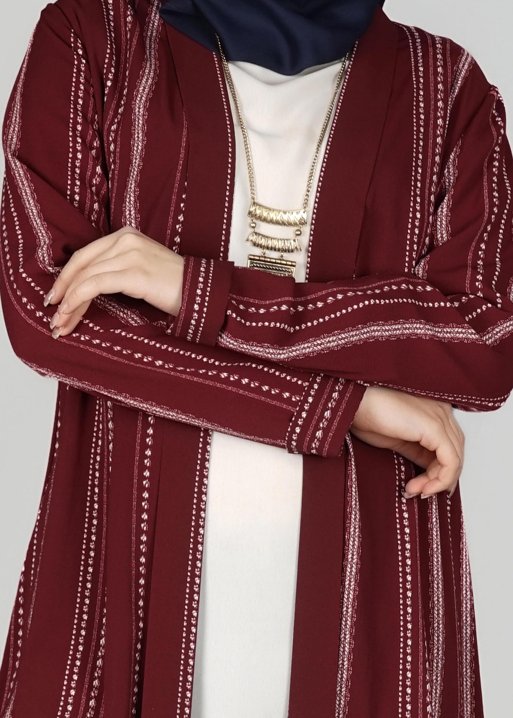 Tesettür giyim BORDO 4931 TUNİK