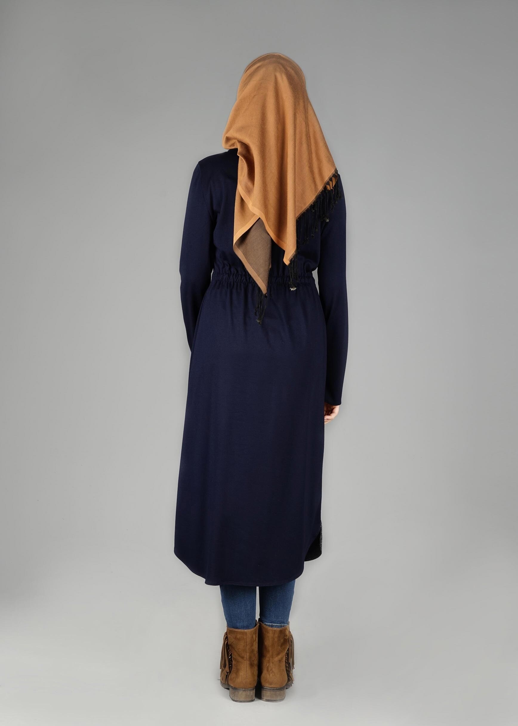 Tesettür giyim LACİVERT 4939 TUNİK