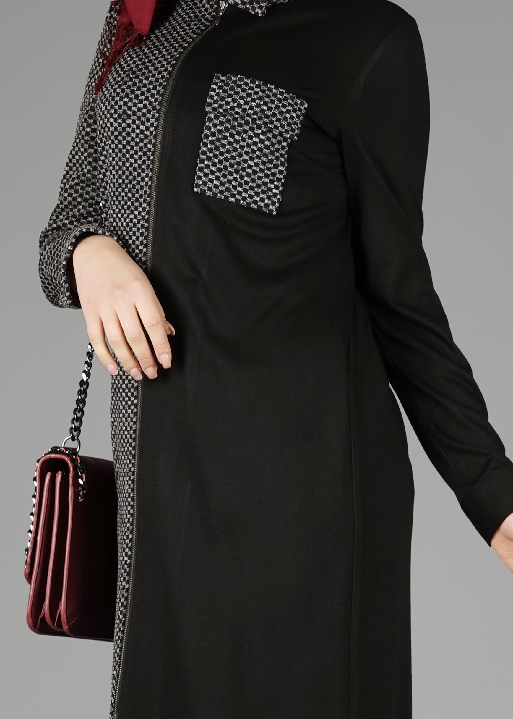 Tesettür giyim SİYAH 4940 TUNİK