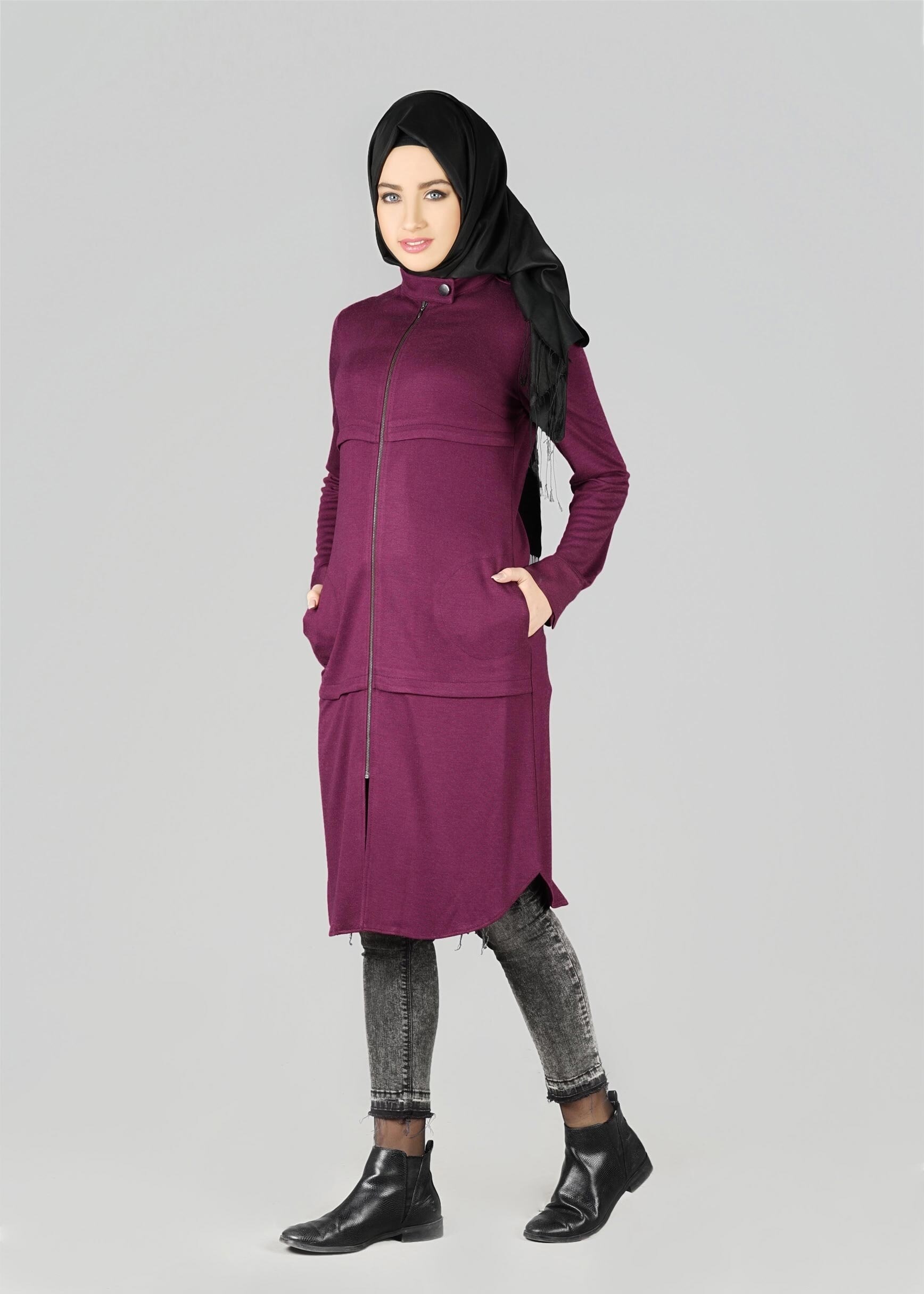 Tesettür giyim MOR 4948 TUNİK