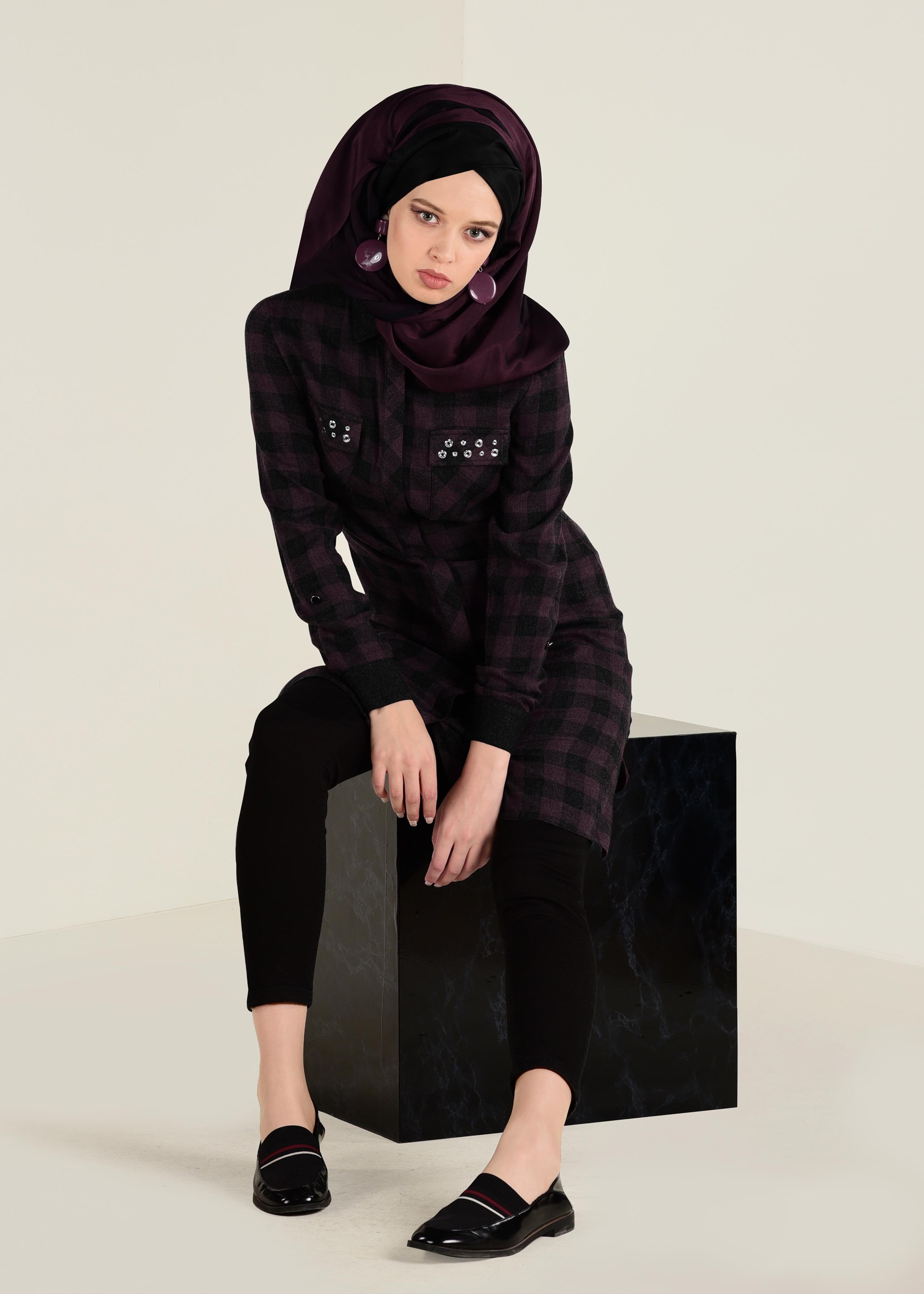 Tesettür giyim MÜRDÜM 4957 TUNİK