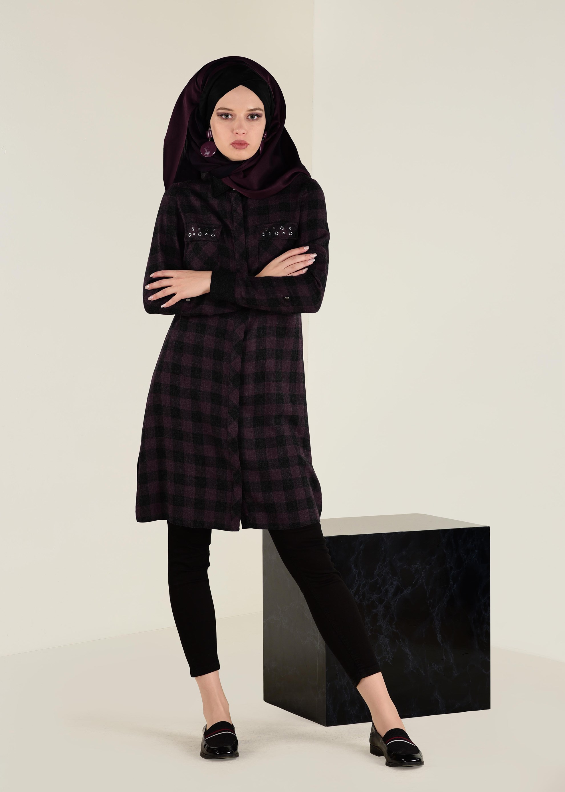 Tesettür giyim MÜRDÜM 4957 TUNİK