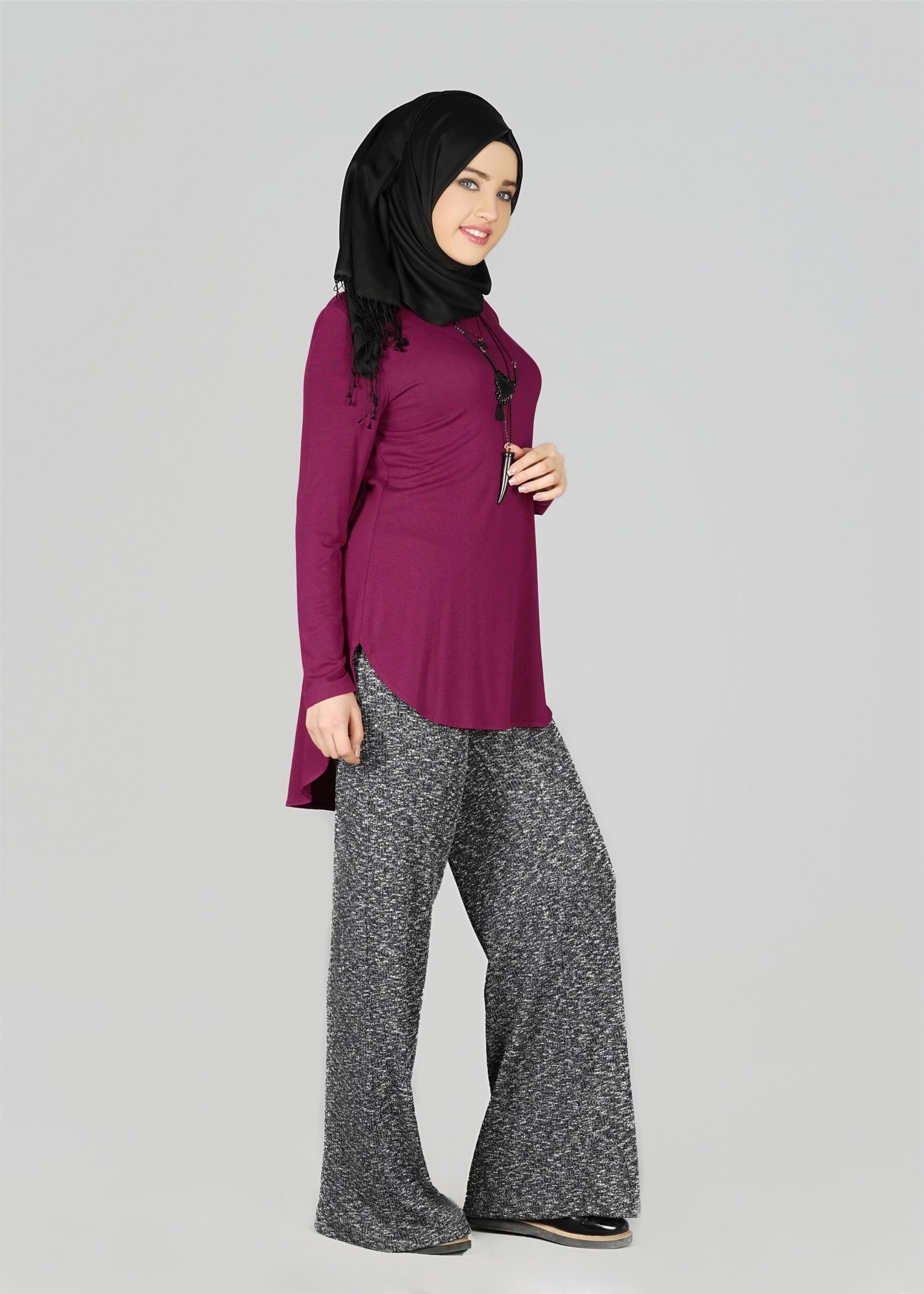 Tesettür giyim MOR 4959 TUNİK 