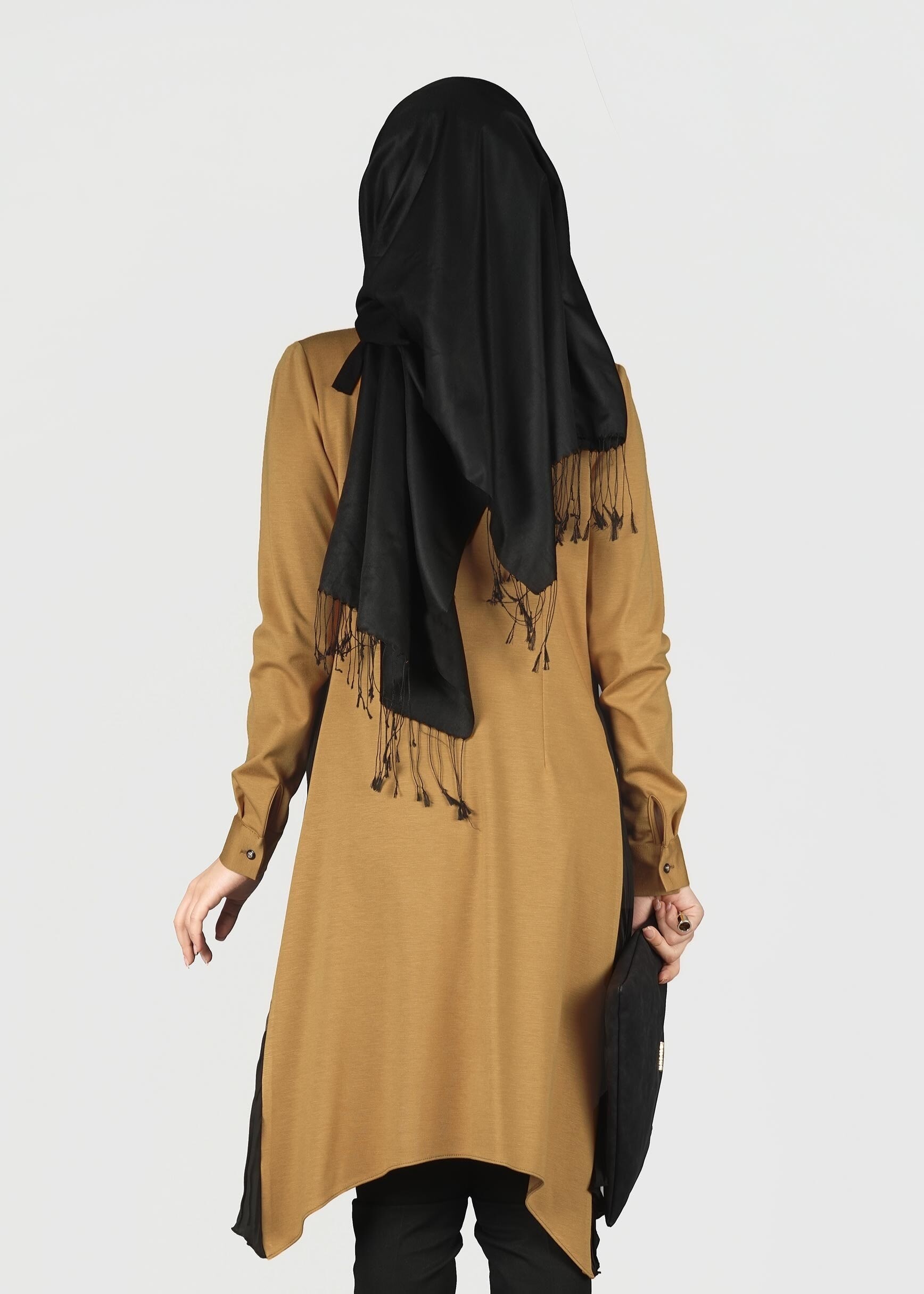 Tesettür giyim SARI 4979 TUNİK