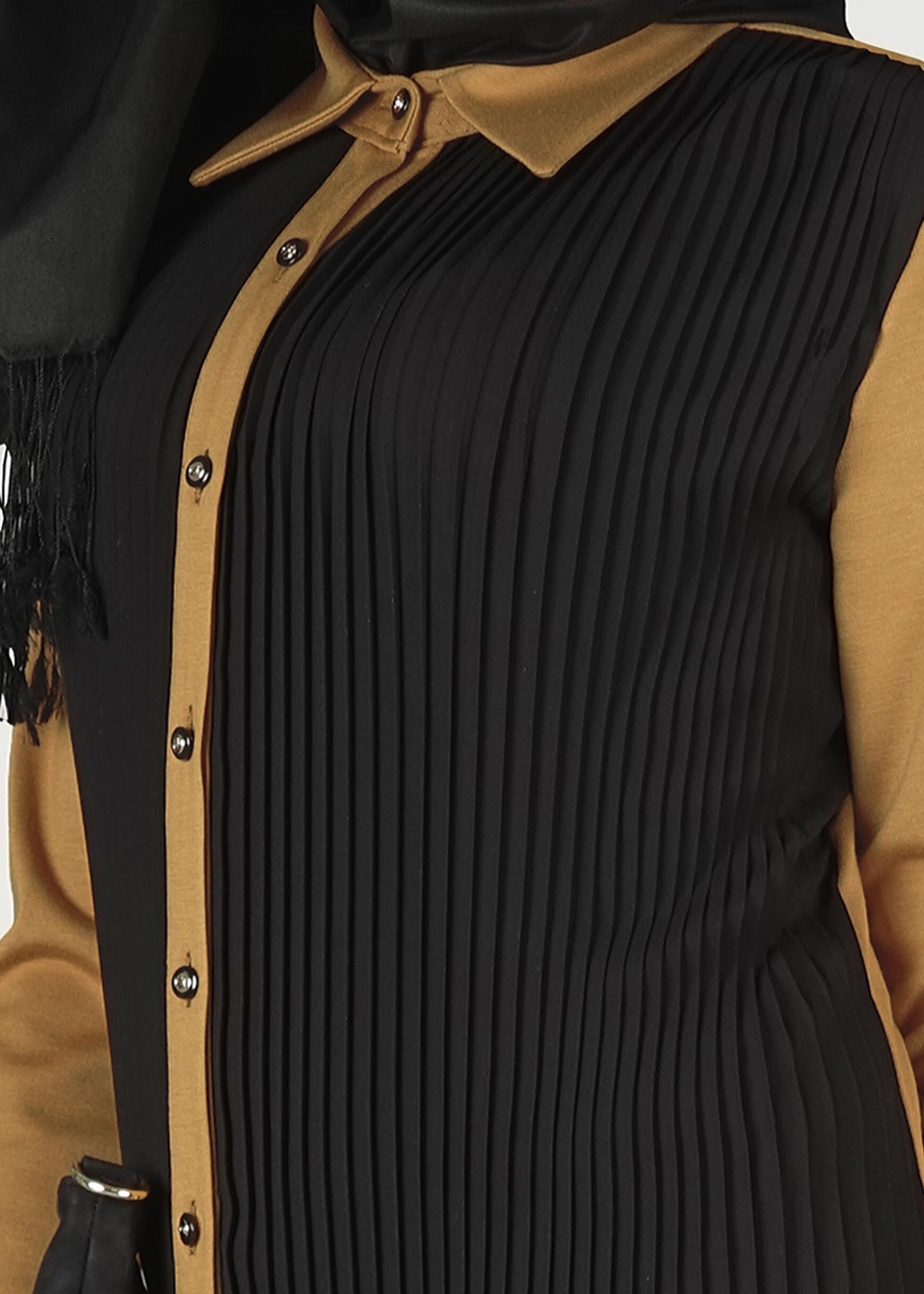 Tesettür giyim SARI 4979 TUNİK