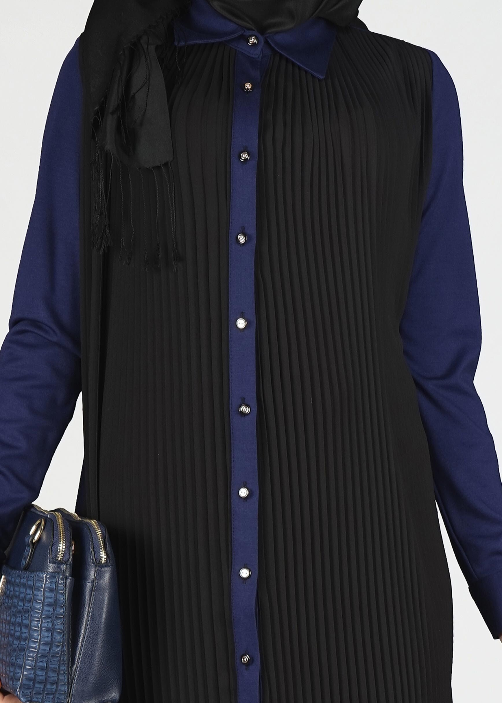 Tesettür giyim LACİVERT 4979 TUNİK