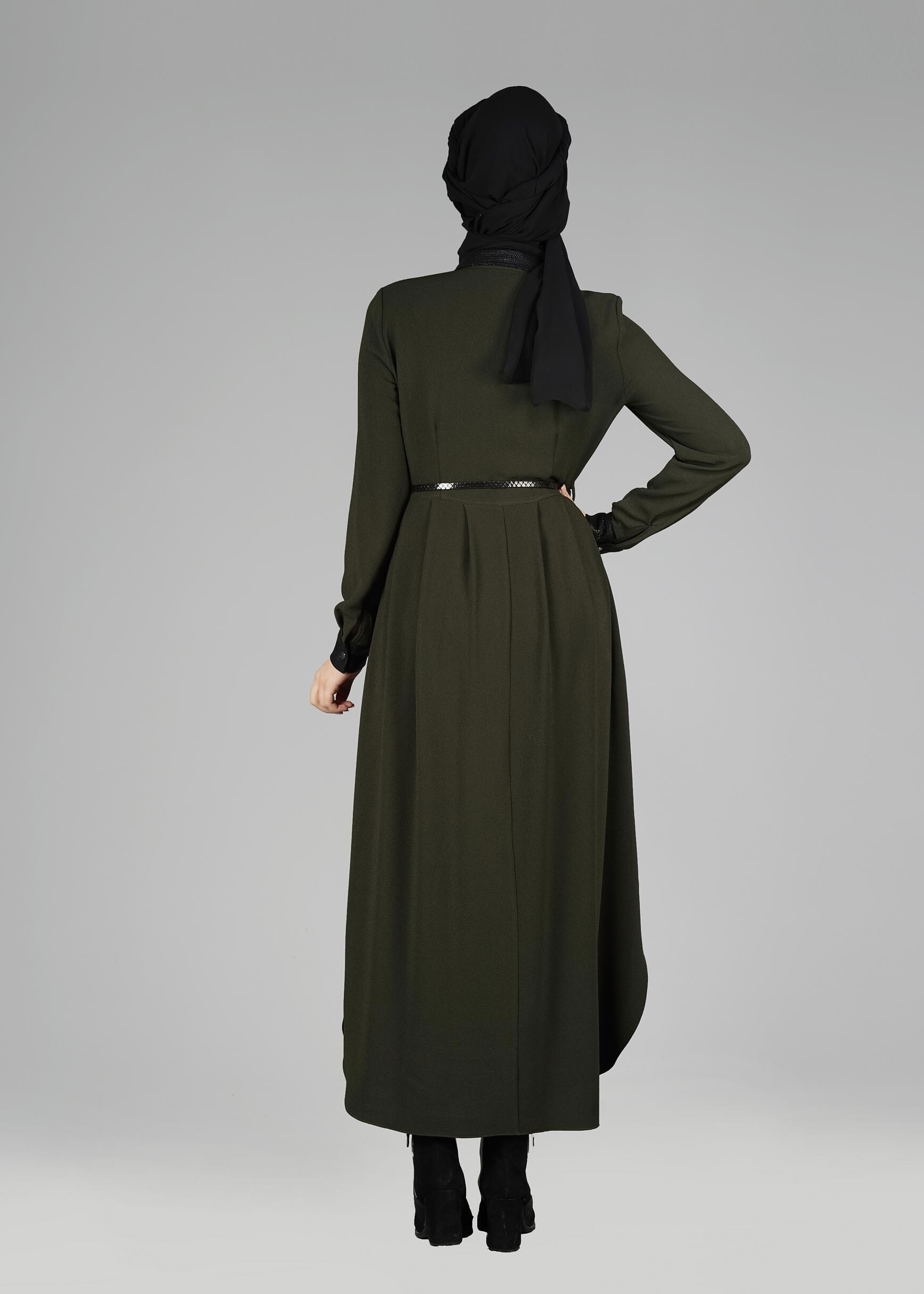 Tesettür giyim HAKİ 4981 TUNİK