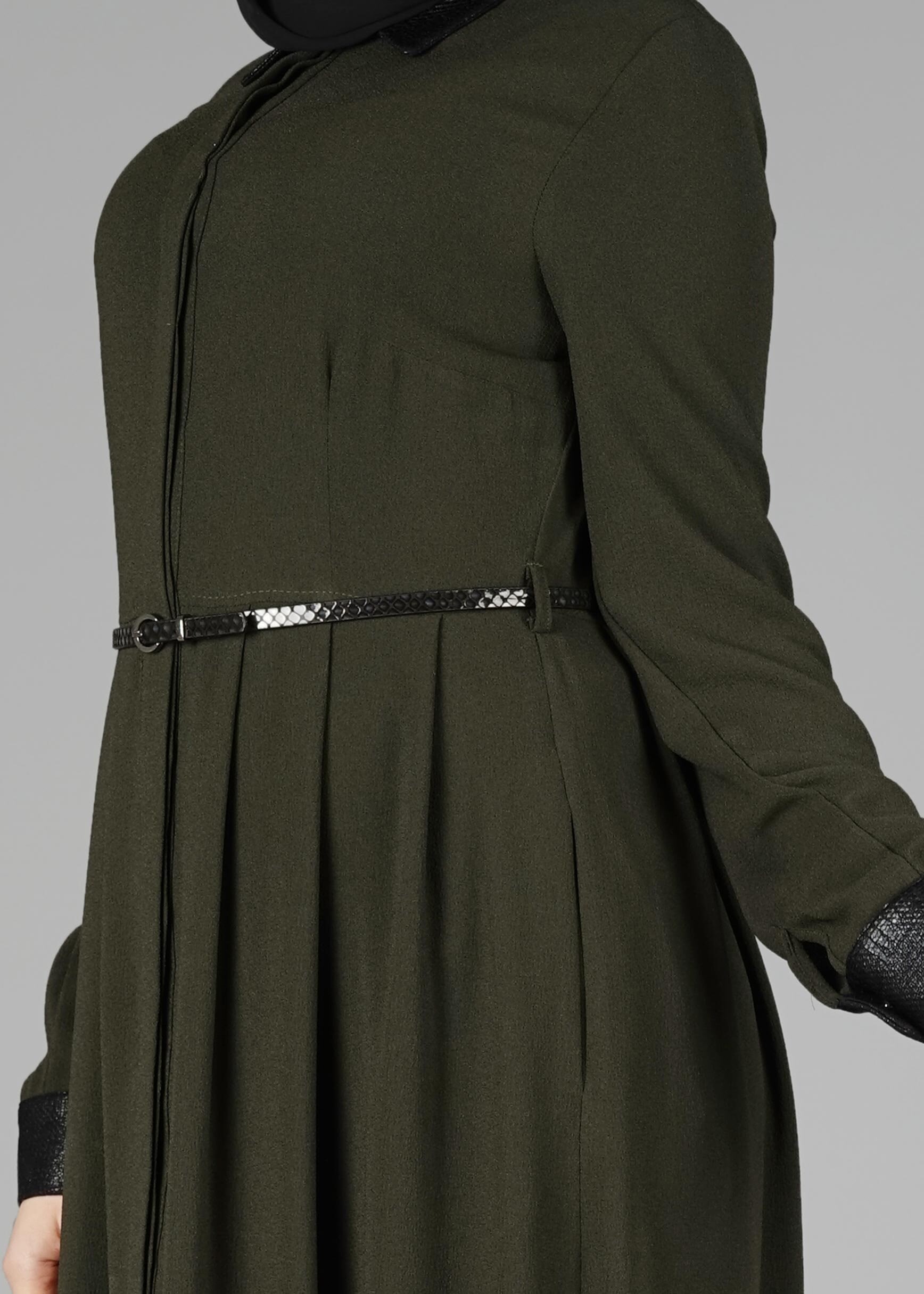 Tesettür giyim HAKİ 4981 TUNİK