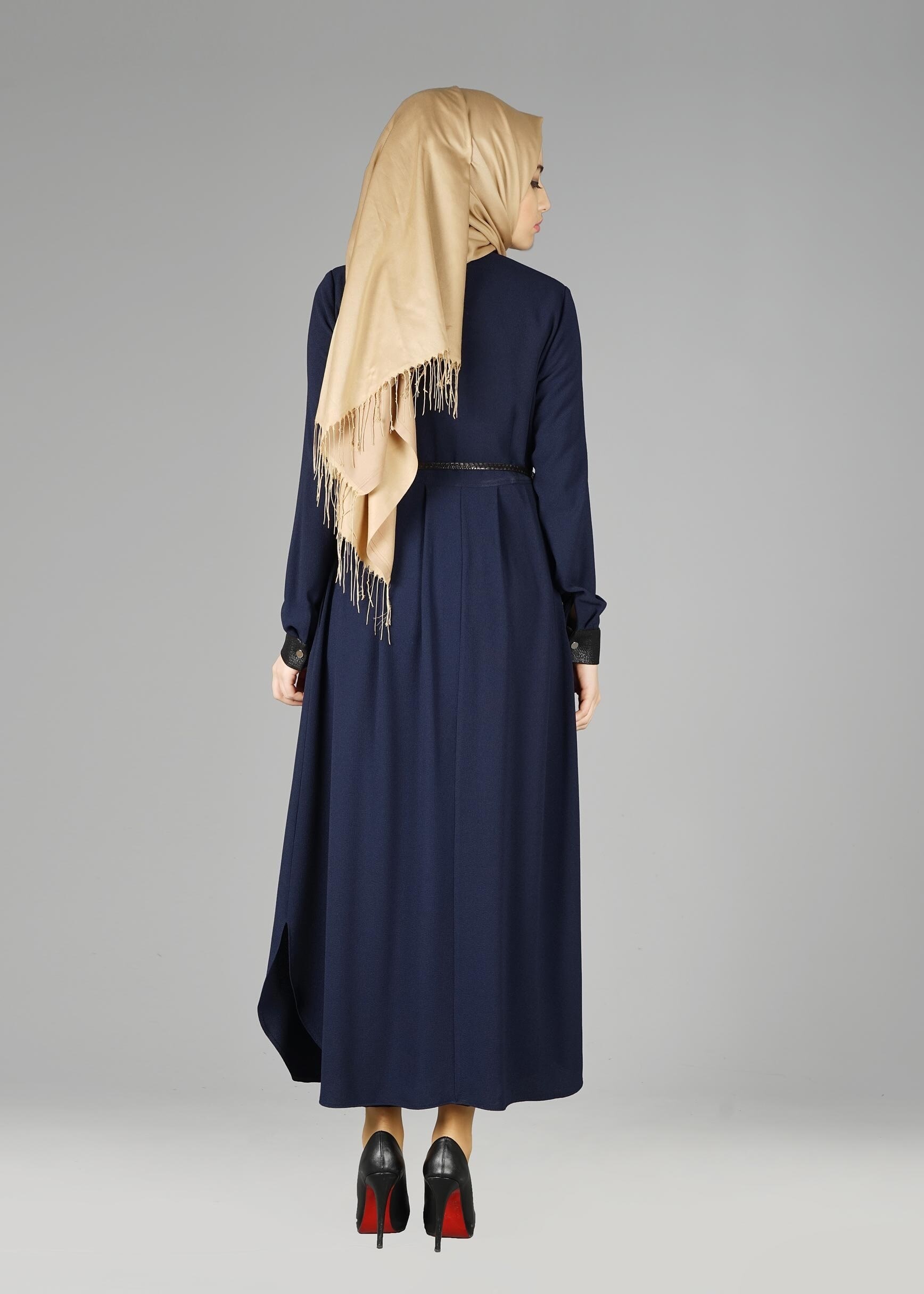 Tesettür giyim LACİVERT 4981 TUNİK