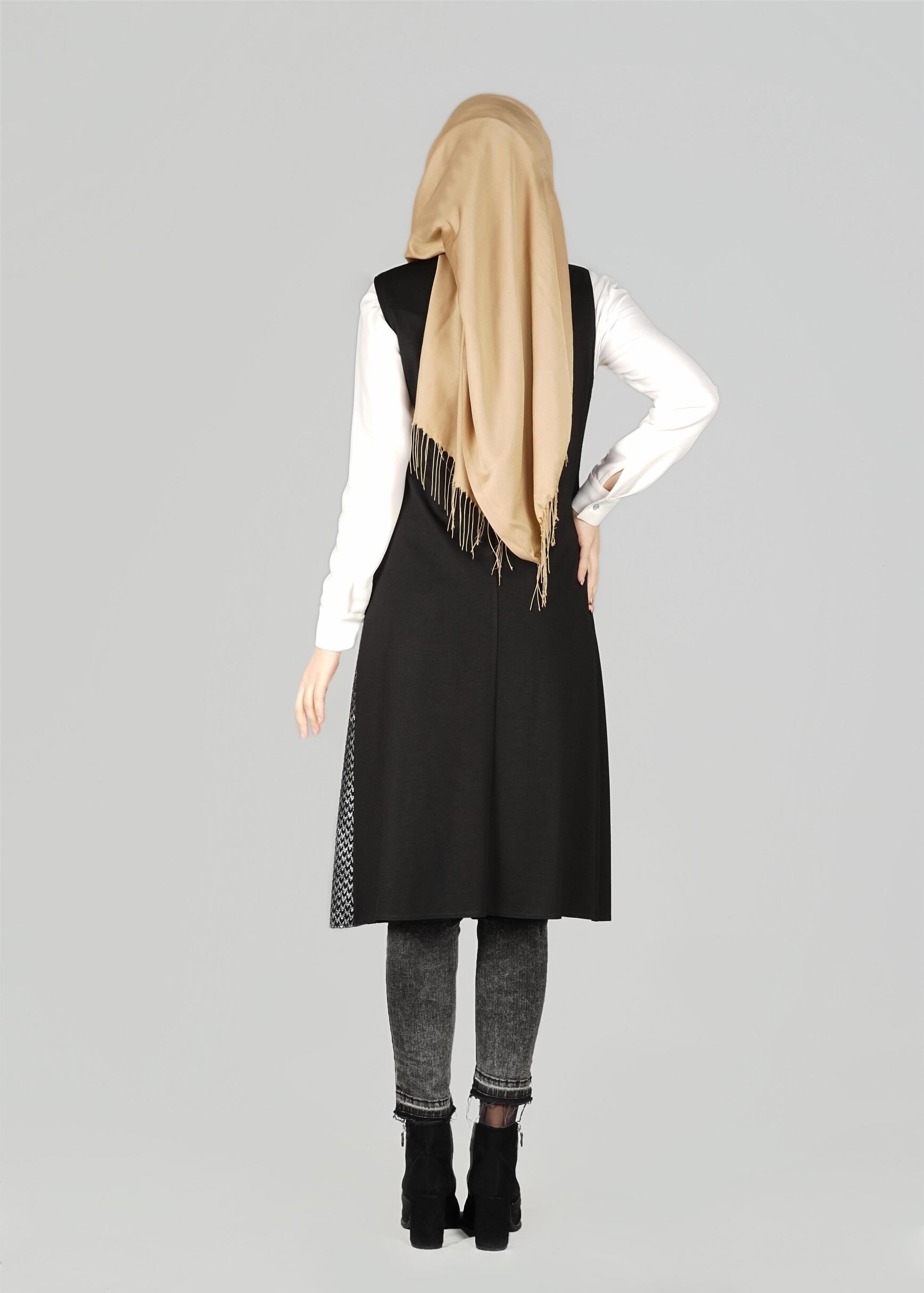 Tesettür giyim GRİ 4990 TUNİK