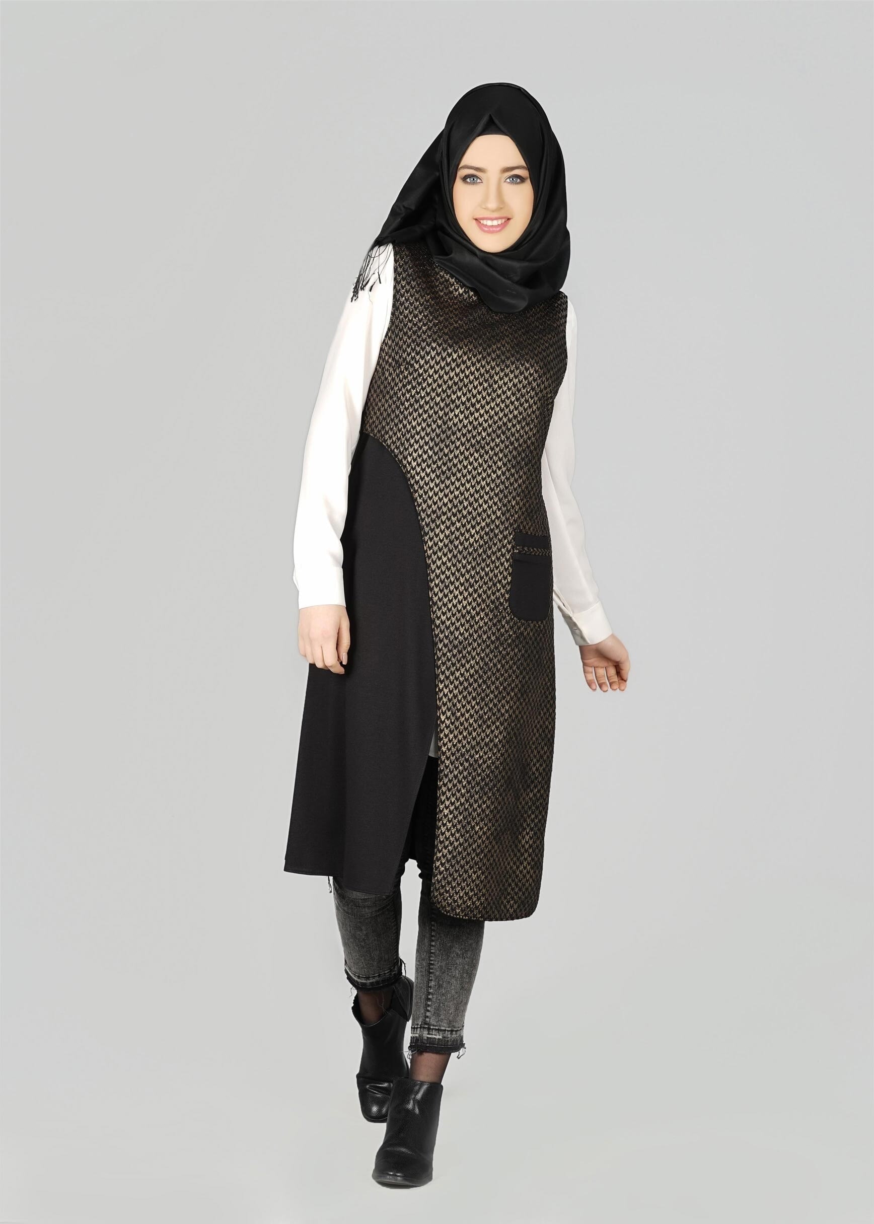 Tesettür giyim ALTIN 4990 TUNİK