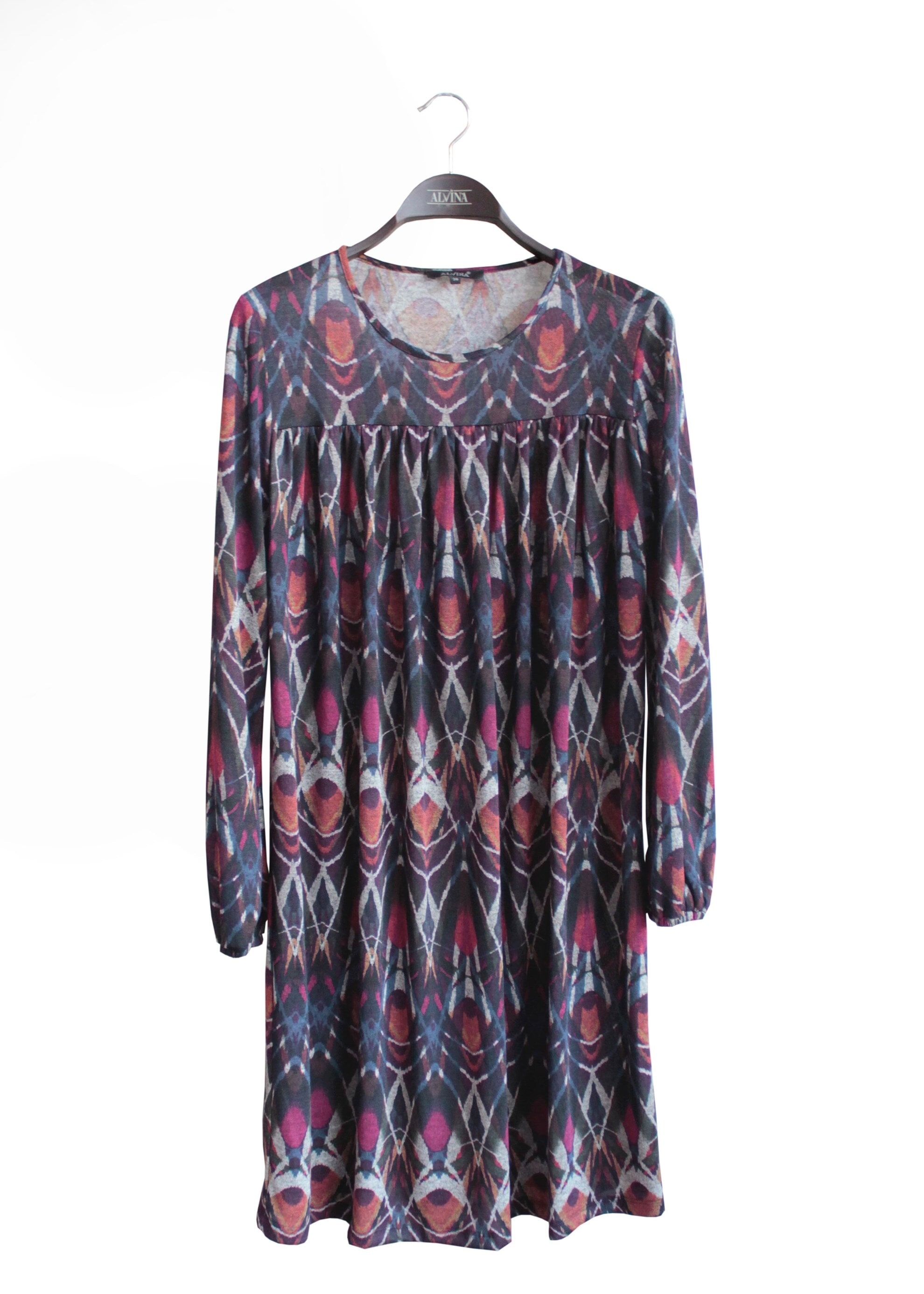 Tesettür giyim LACİVERT DESENLİ TUNİK 4865-1