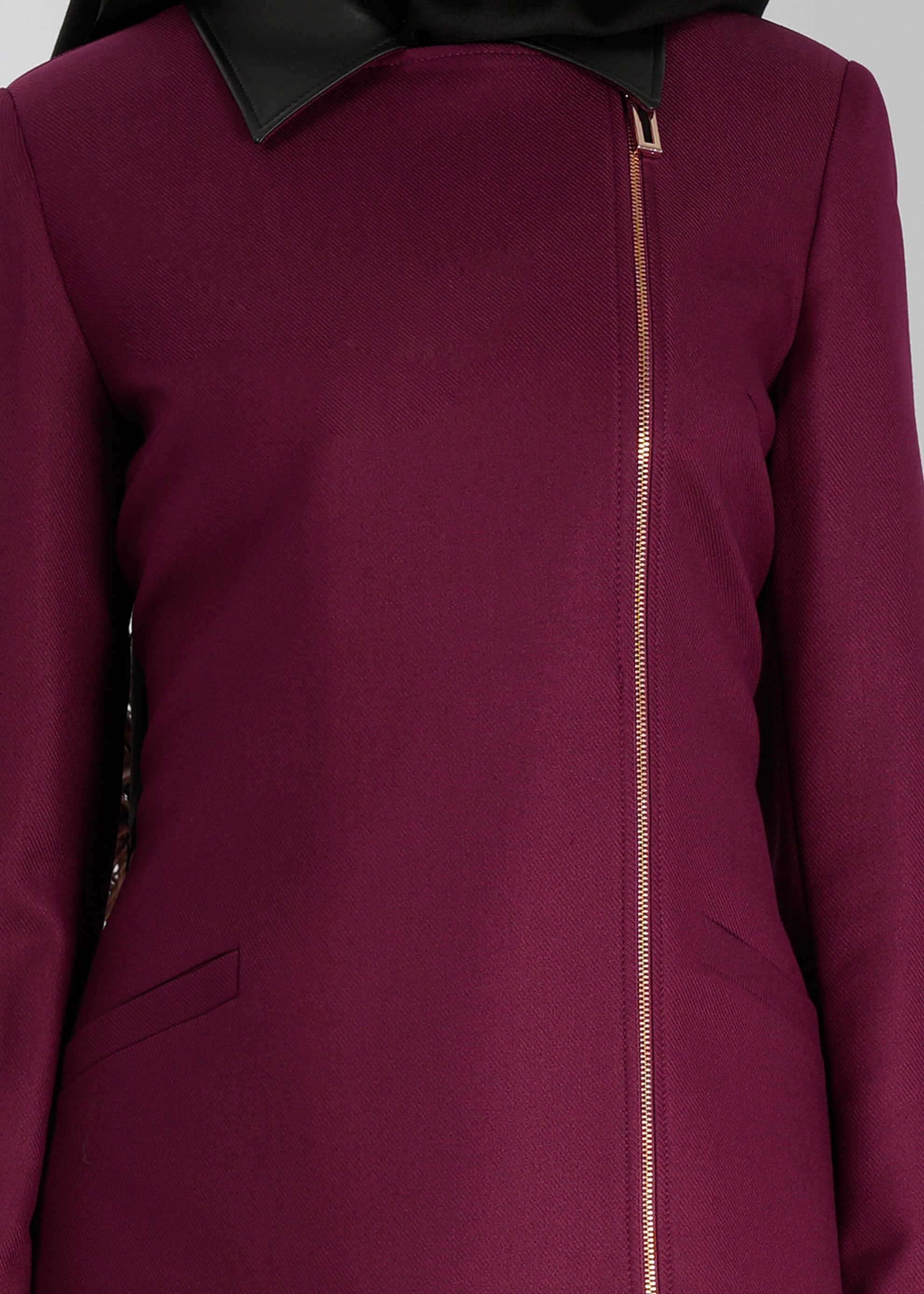 Tesettür giyim MOR 1855 Halbert Tesettür Trench 38/46 TEK40