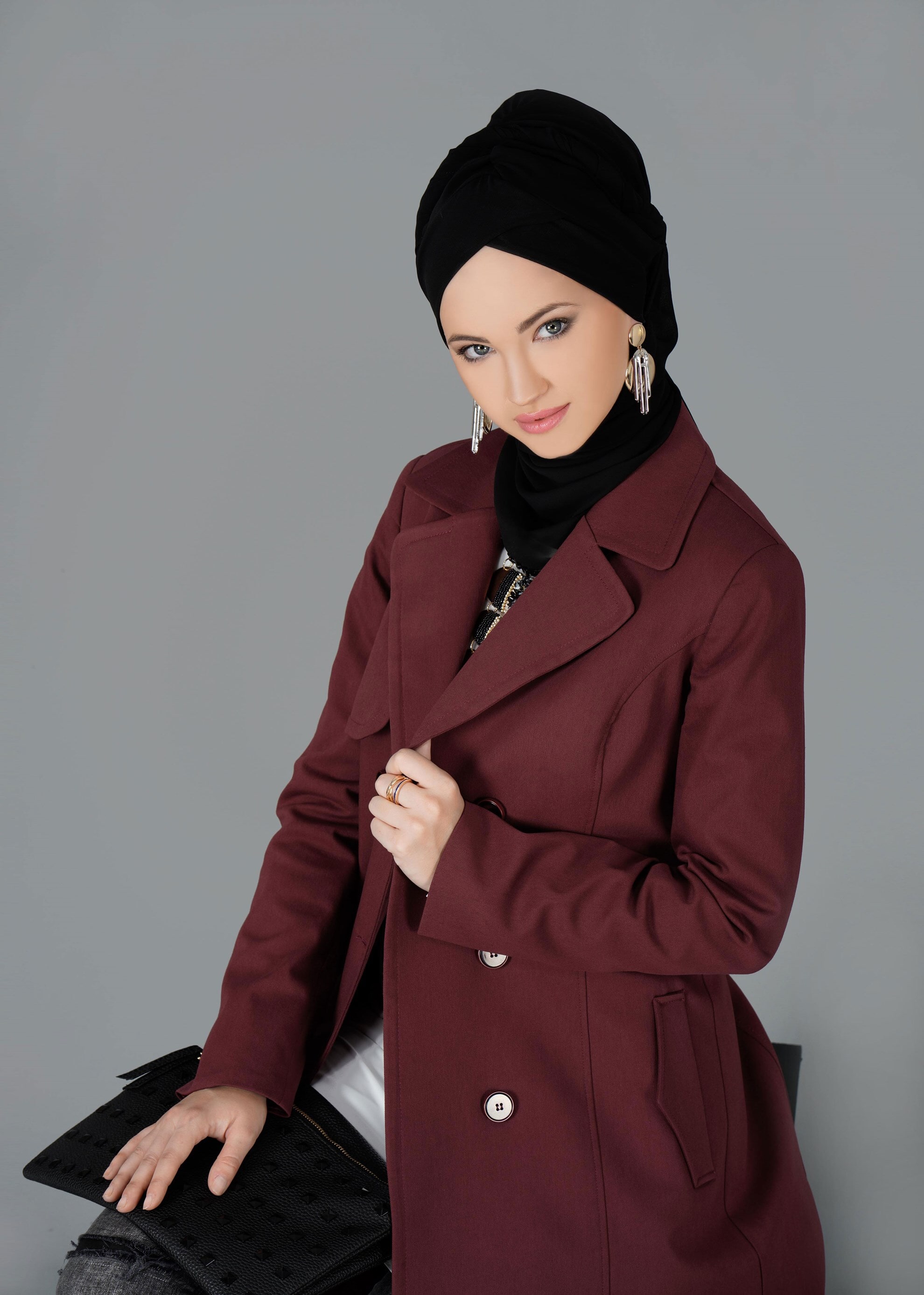 DOUBLE-BREASTED TRENCH-COAT | ALVİNA