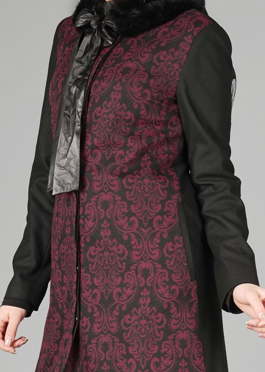 Tesettür giyim MÜRDÜM 1886 TRENÇKOT