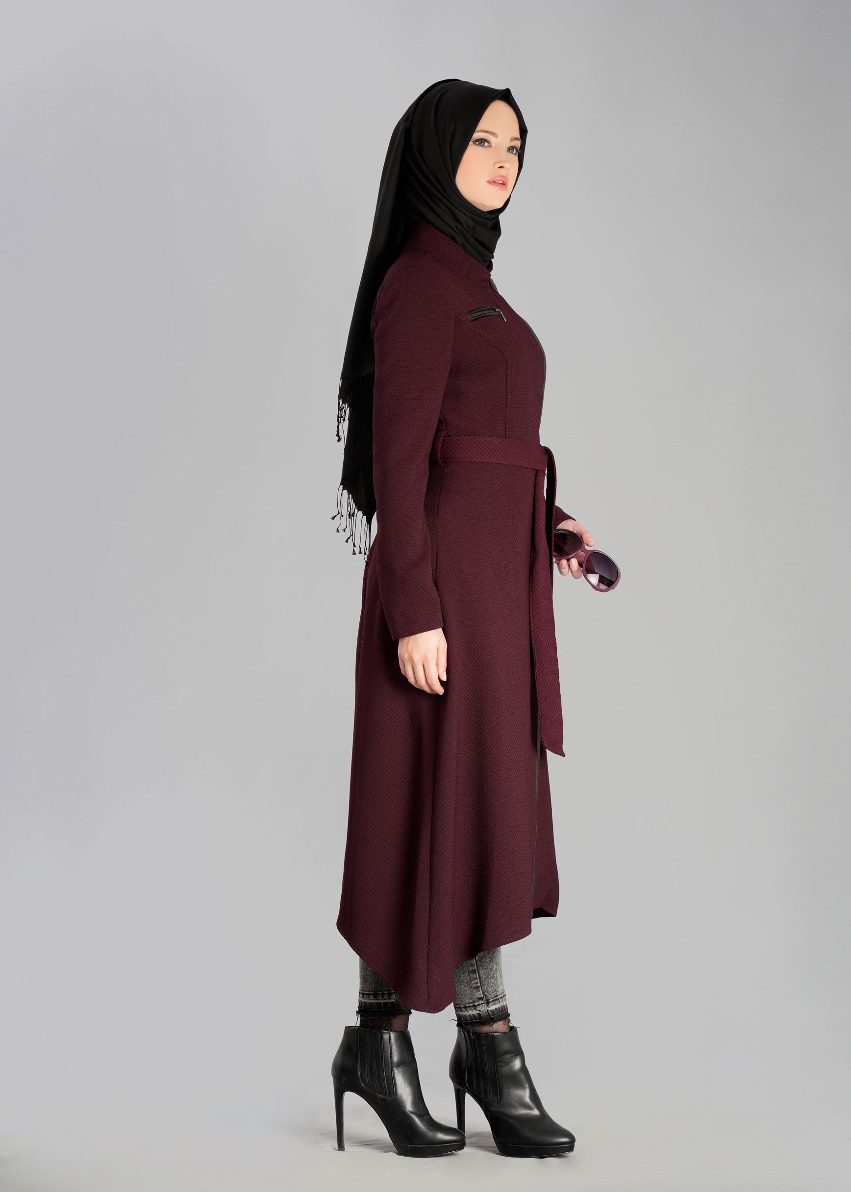 Tesettür giyim MÜRDÜM 1924 TRENÇKOT